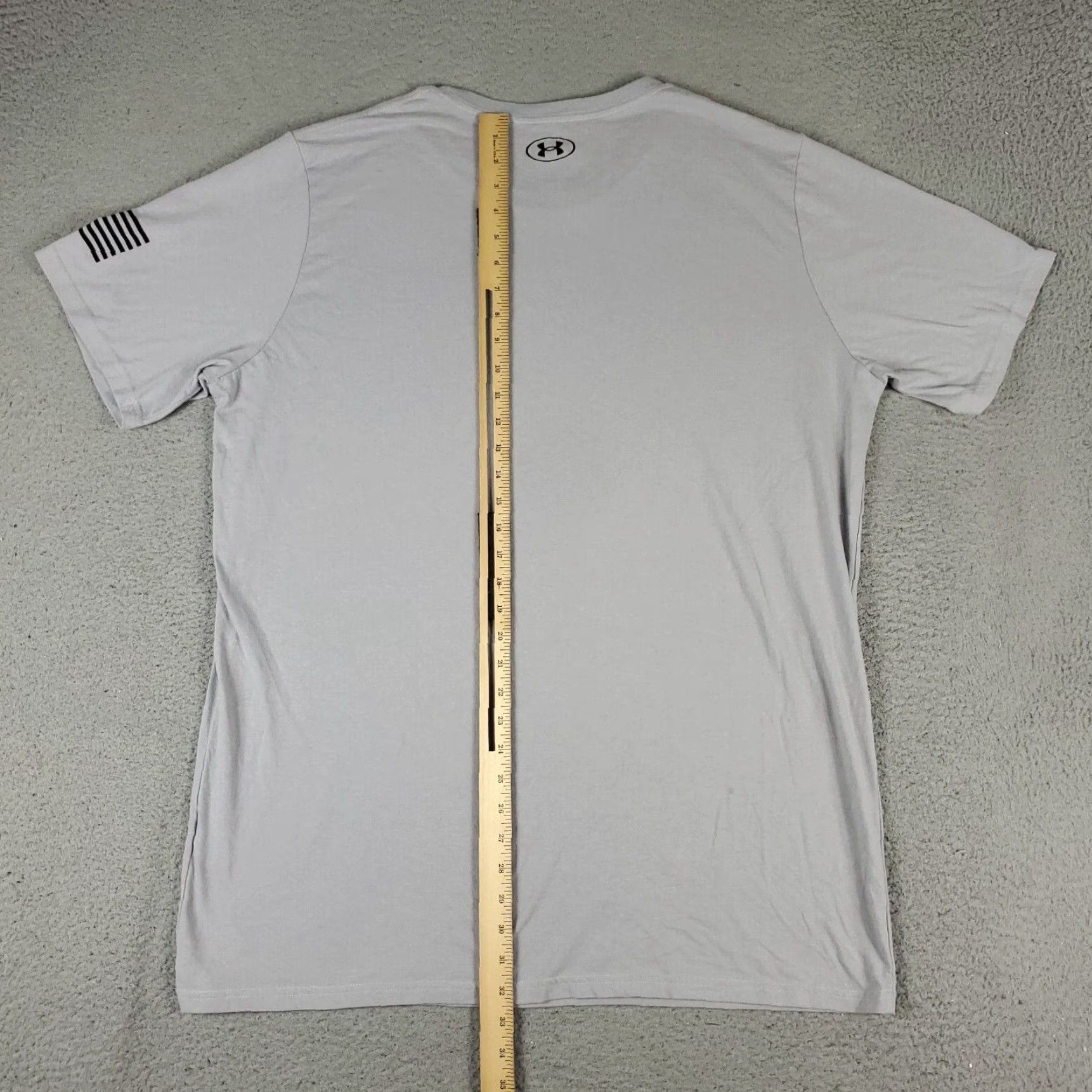 Under Armour VINTAGE Under Armour T-Shirt Mens 3XLT Casual Short Sleeve Gray Cotton Logo Modern Sports Mens Size US XXL / EU 58 / 5 - 4 Thumbnail