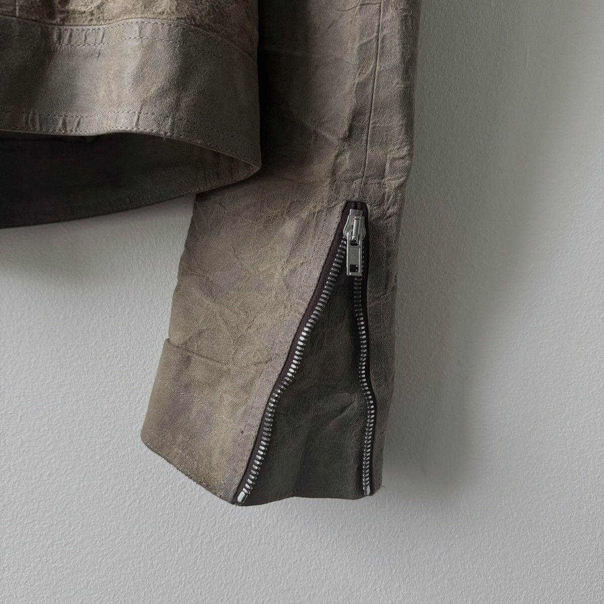 Rick Owens Rick Owens FW20 Blistered Lamb Leather Stooges Jacket Size US M / EU 48-50 / 2 - 7 Thumbnail