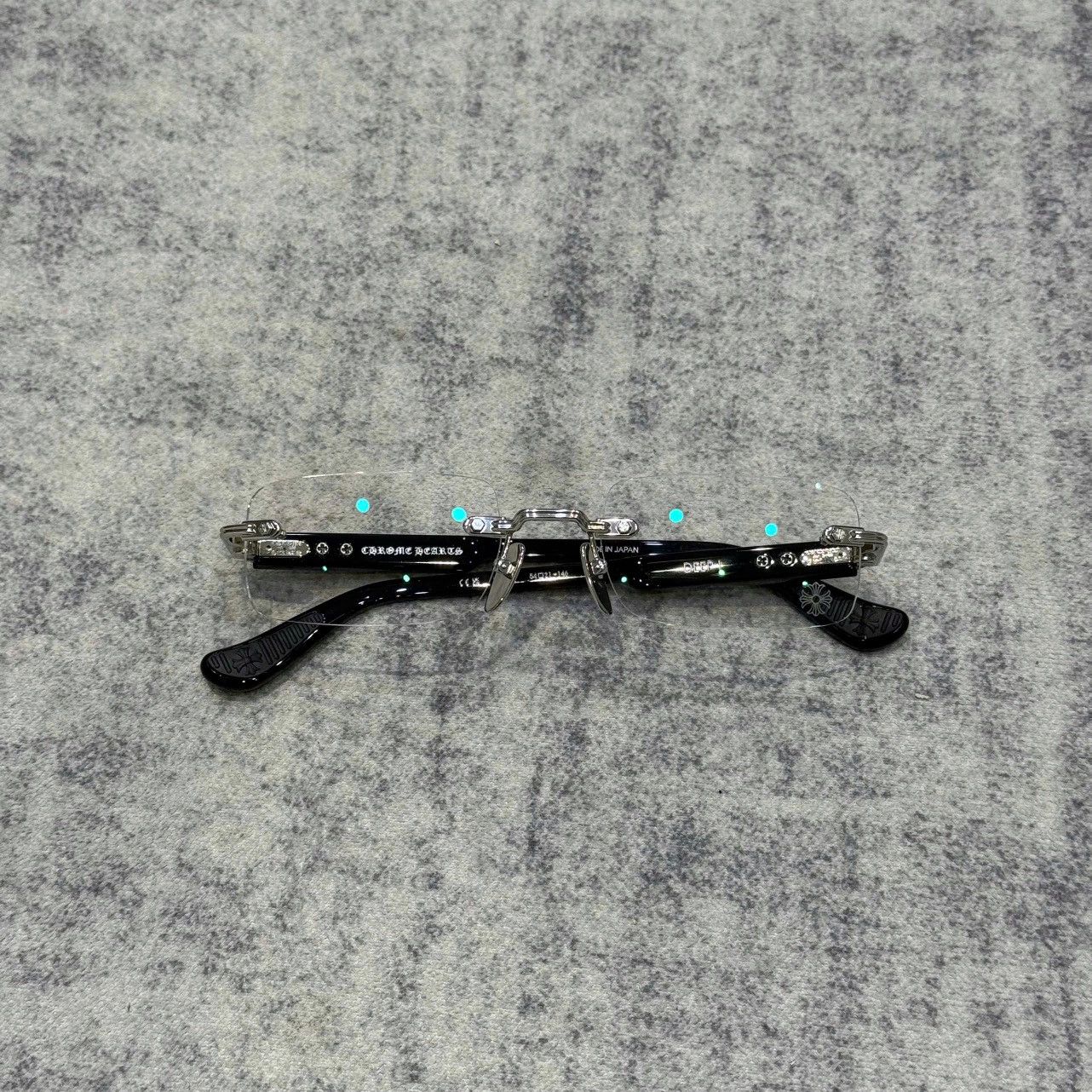 Chrome Hearts CHROME HEARTS DEEP I SHINY SILVER/BLACK Size ONE SIZE - 6 Thumbnail