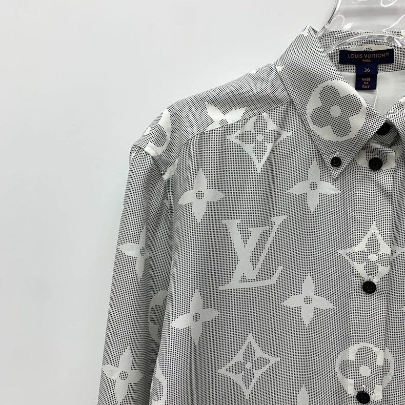 Louis Vuitton Louis Vuitton 23 grey logo presbyopic full print mulberry Size XS / US 0-2 / IT 36-38 - 3 Thumbnail