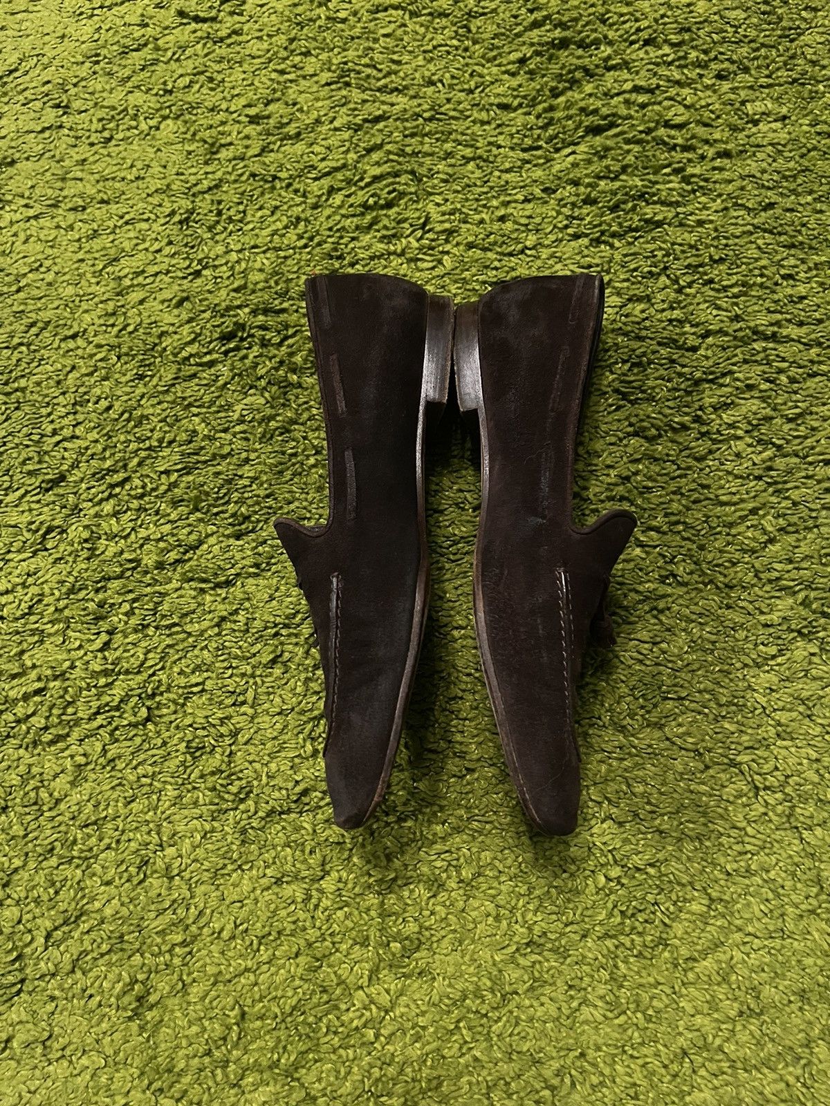 Loro Piana Loro Piana luxury real suede brown loafers shoes Size US 9 / IT 39 - 5 Thumbnail