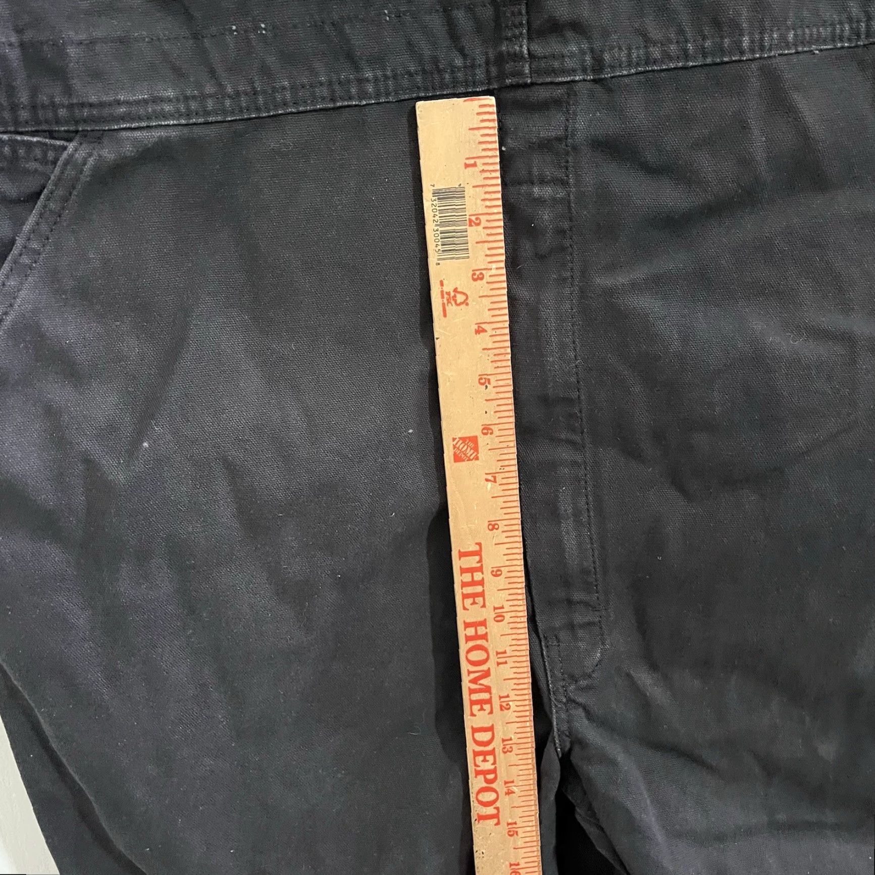 Dickies VINTAGE Dickies Dungarees Men Jeans 40x32 Black Canvas Overalls Work Wear 90s Grunge Retro USA Size US 40 / EU 56 - 7 Thumbnail
