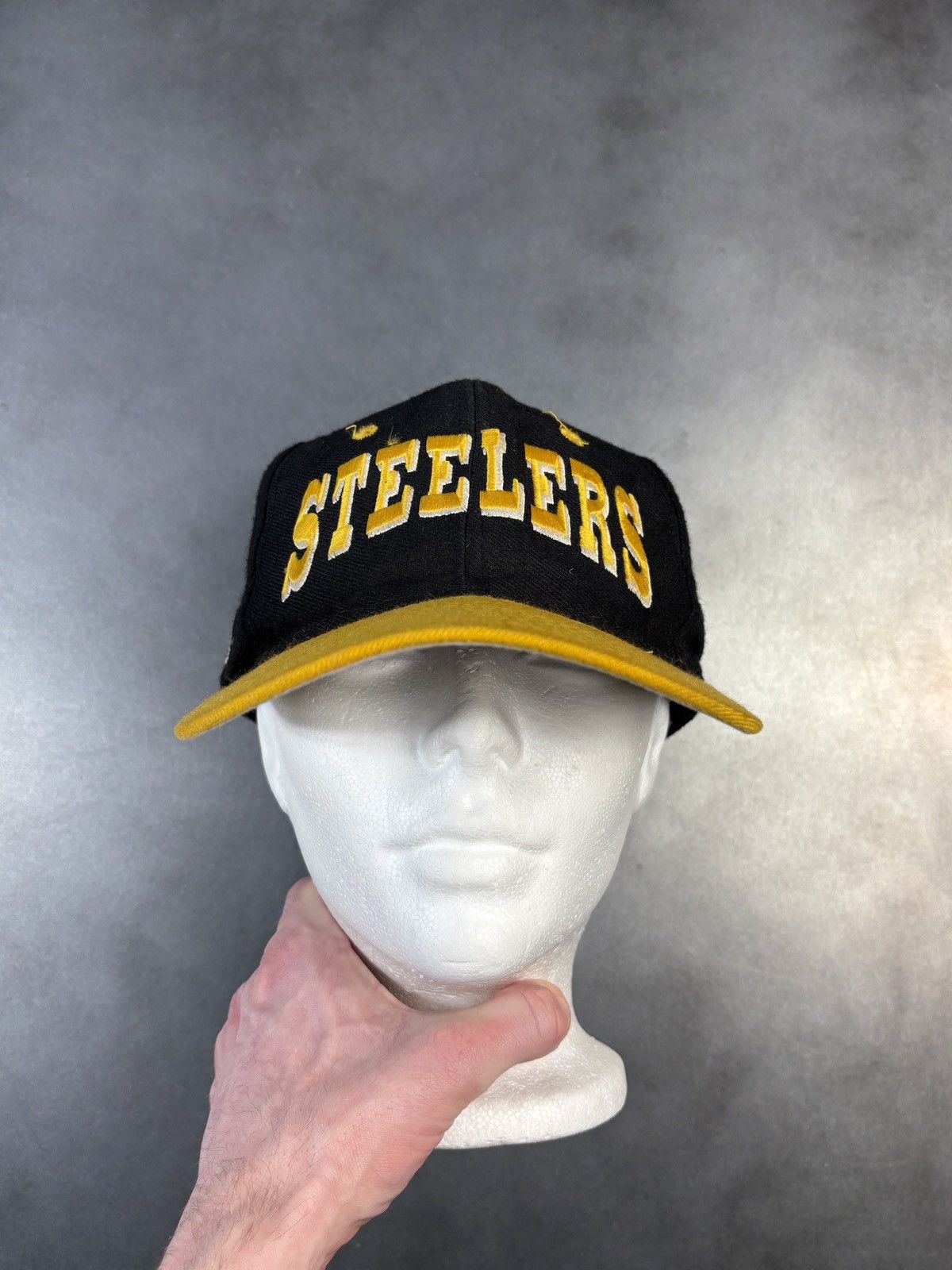 NFL × Vintage Vintage Pittsburgh Steelers Snapback NFL Team Snapback 1990s Size ONE SIZE - 3 Thumbnail