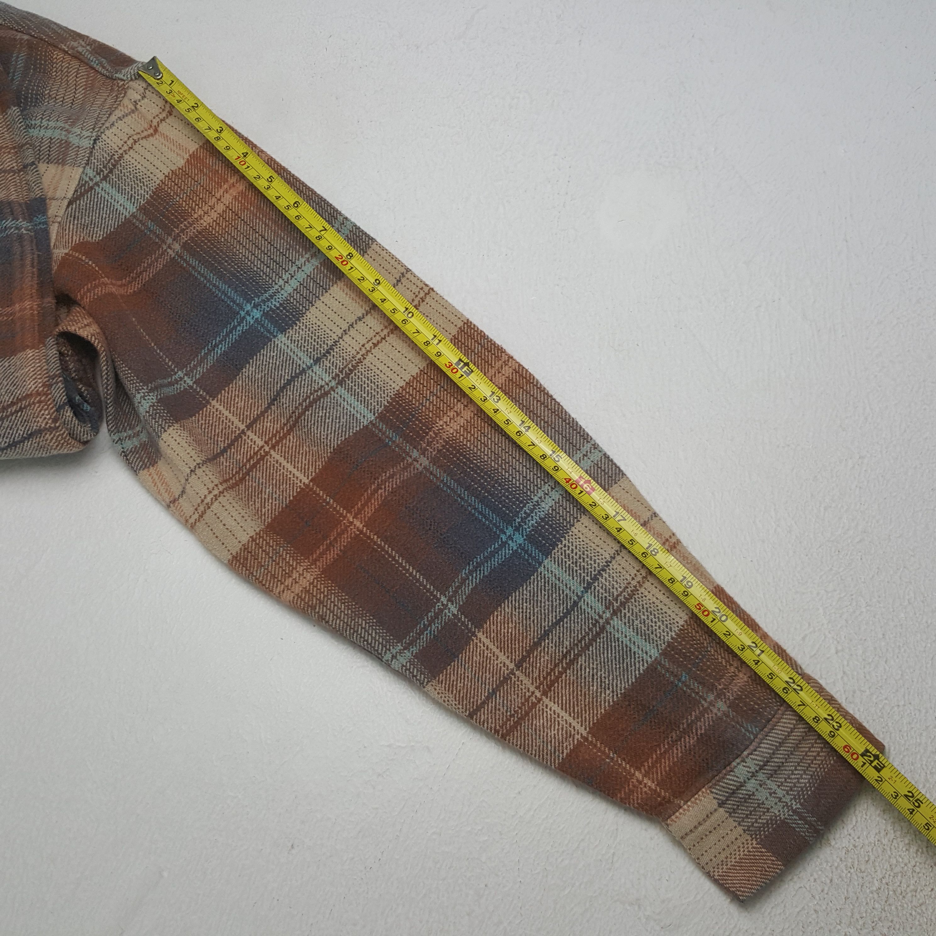 Sugar Cane Vintage Sugar Cane Japanese Flannel Button Up Shirt Size US M / EU 48-50 / 2 - 7 Thumbnail