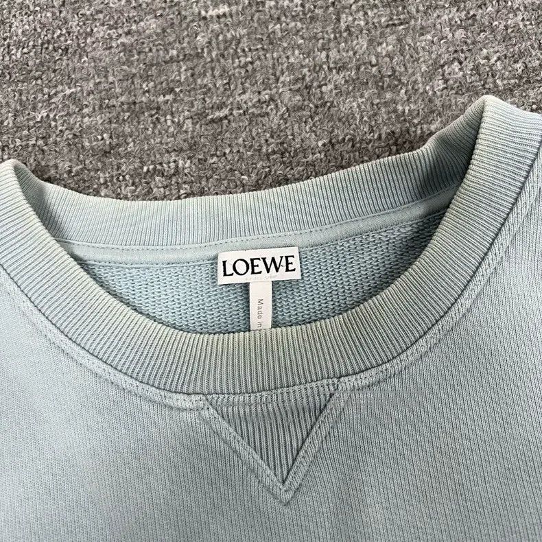 Loewe Loewe Embroidered Logo Round Neck Sweatshirt Size L / US 10 / IT 46 - 5 Thumbnail