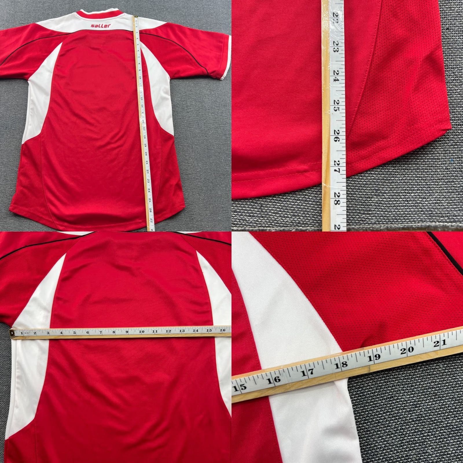 Vintage Saller Shirt Football Jersey Mens Small Red 2004 2005 FC Kohl Home Short Sleeve Round Neck Moisture Wicking Quick Dry Sports Athletic Size US S / EU 44-46 / 1 - 8 Thumbnail