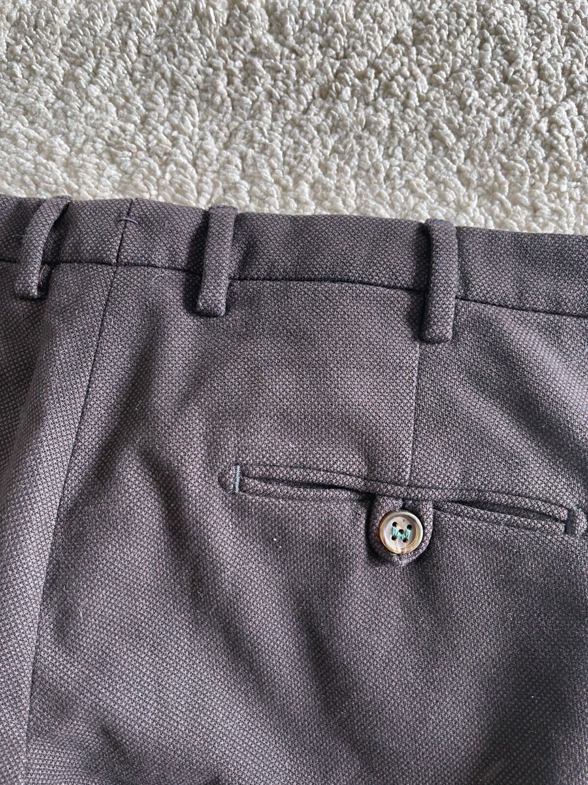 Berwick 1707 Cotton Blend Trouser Size 38R - 3 Thumbnail