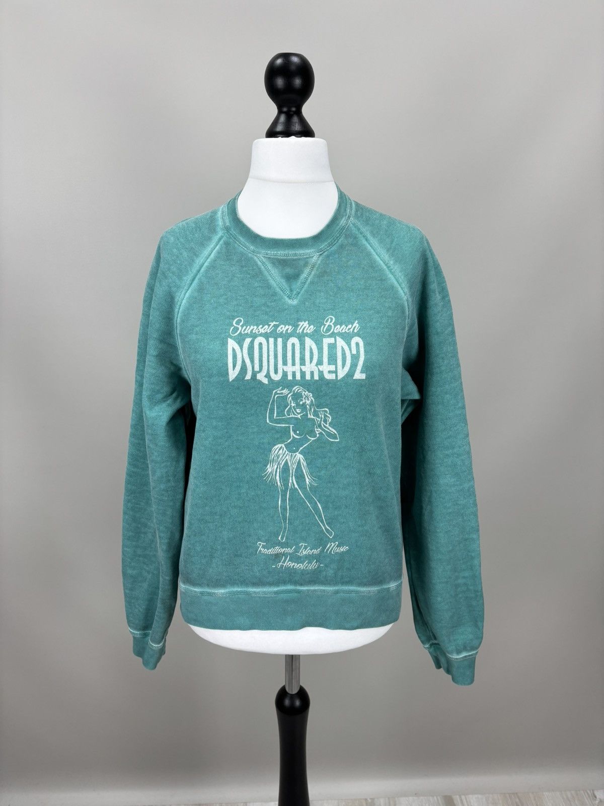 Dsquared2 Womens sweatshirt Dsquared2 Size XXS/XS Color Turquoise Size XXS / US 00 / IT 34 - 1 Thumbnail