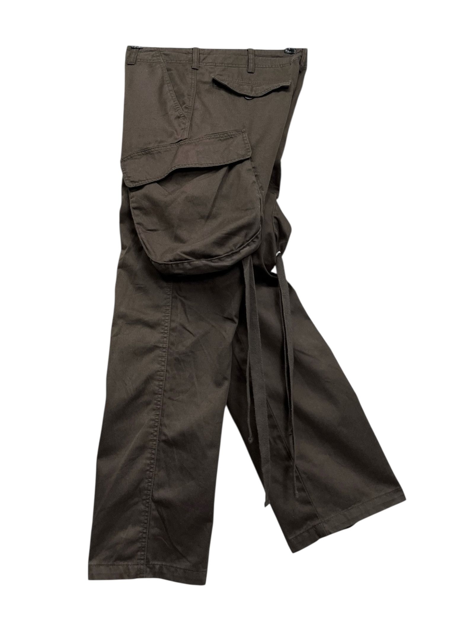 Undercover 🔥Vintage Baggy Bondage Big Slanted Pocket Cargo Pants GOA Size US 31 - 3 Thumbnail