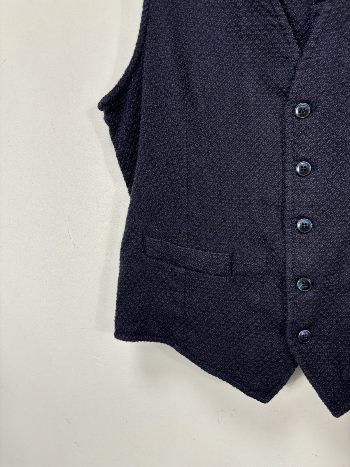 L.B.M. 1911 L.B.M. 1911 Men’s Limited Edition Wool Blend Waistcoat Vest Size 44R - 6 Thumbnail