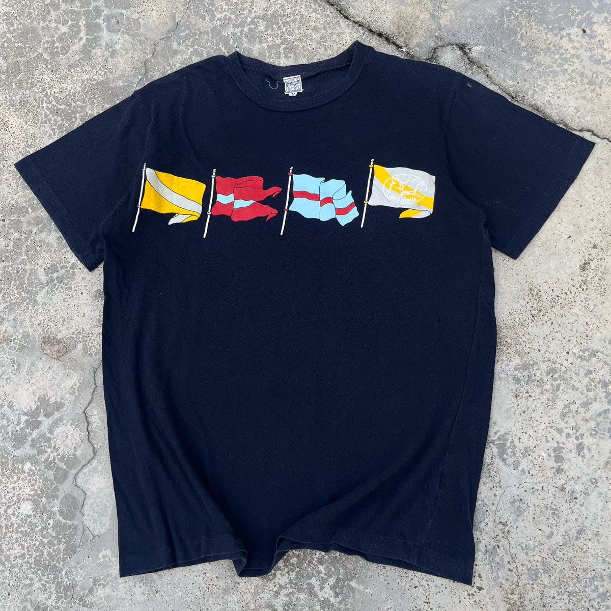 Junko Shimada Junko Shimada Japanese Designer Nice Flag Graphic Design Tee Size US M / EU 48-50 / 2 - 1 Thumbnail