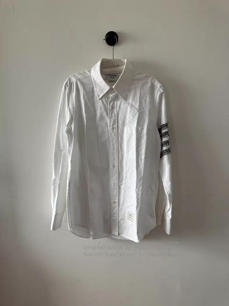 Thom Browne Thom Browne Cuffed Shirt Size US S / EU 44-46 / 1 - 1 Thumbnail