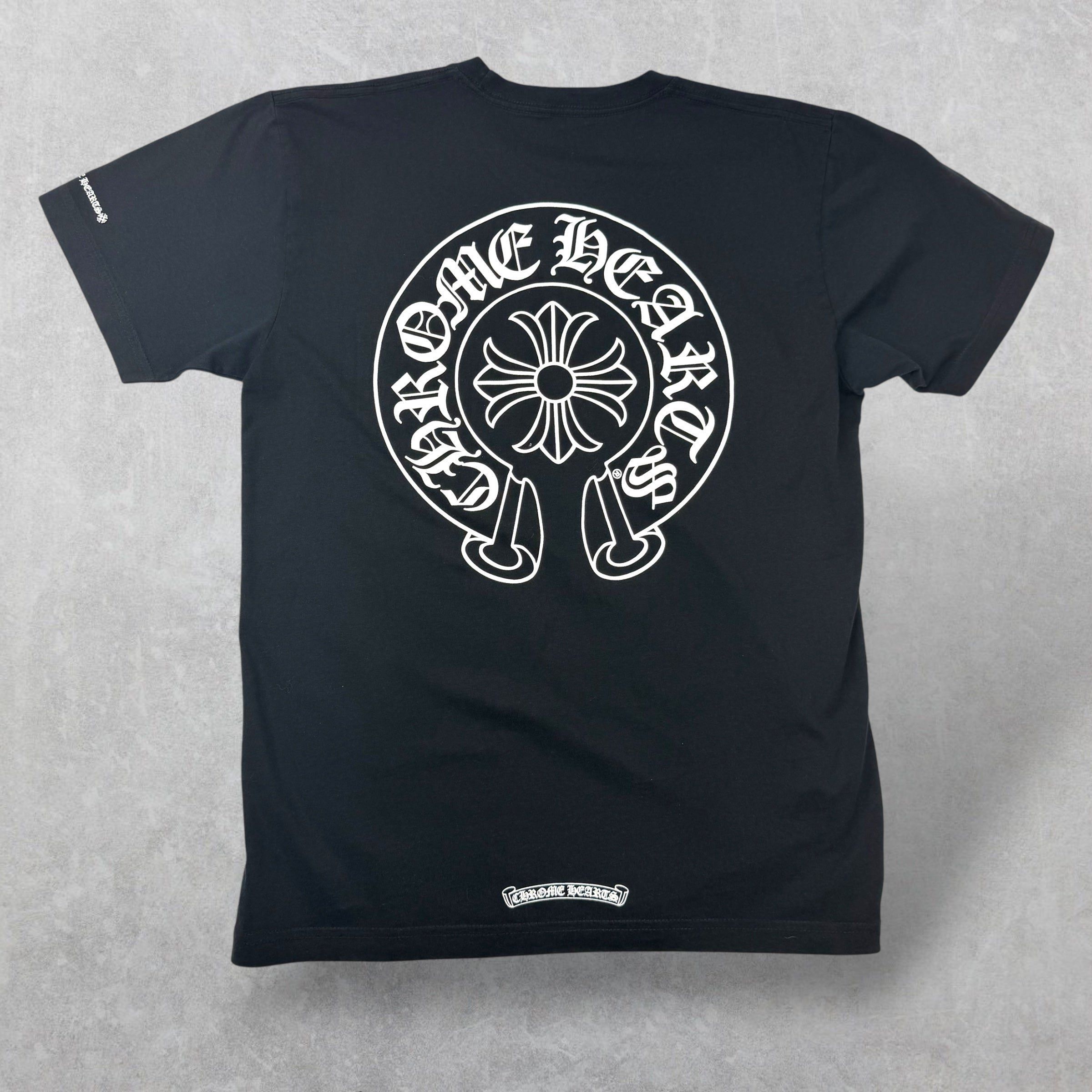 Chrome Hearts Horseshoe Tee Black L
