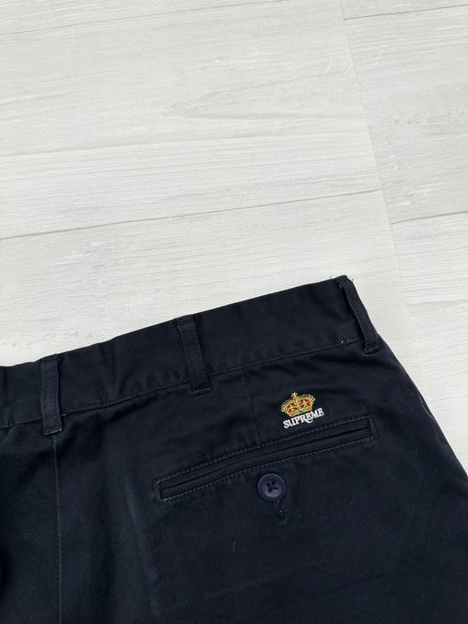 Supreme Supreme Crown Chino Pant Navy Work / Skate Pants FW19 King