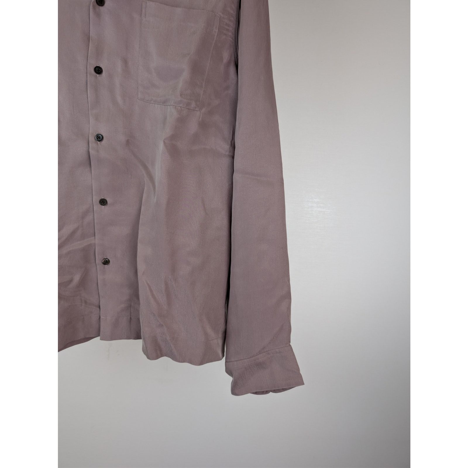 Dries Van Noten o1rshd1 Carlty 2025 Mens Woven Shirt in Lilac Size US M / EU 48-50 / 2 - 5 Thumbnail