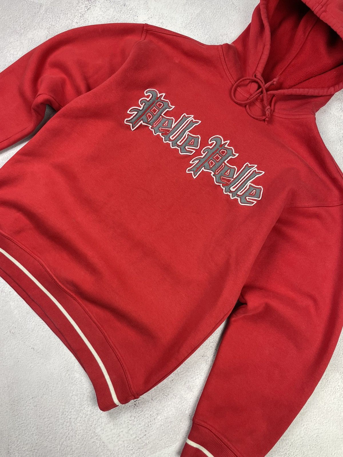 Pelle Pelle × Vintage Vintage Pelle Pelle Mens Hoodie Red Size Small Size US M / EU 48-50 / 2 - 2 Thumbnail