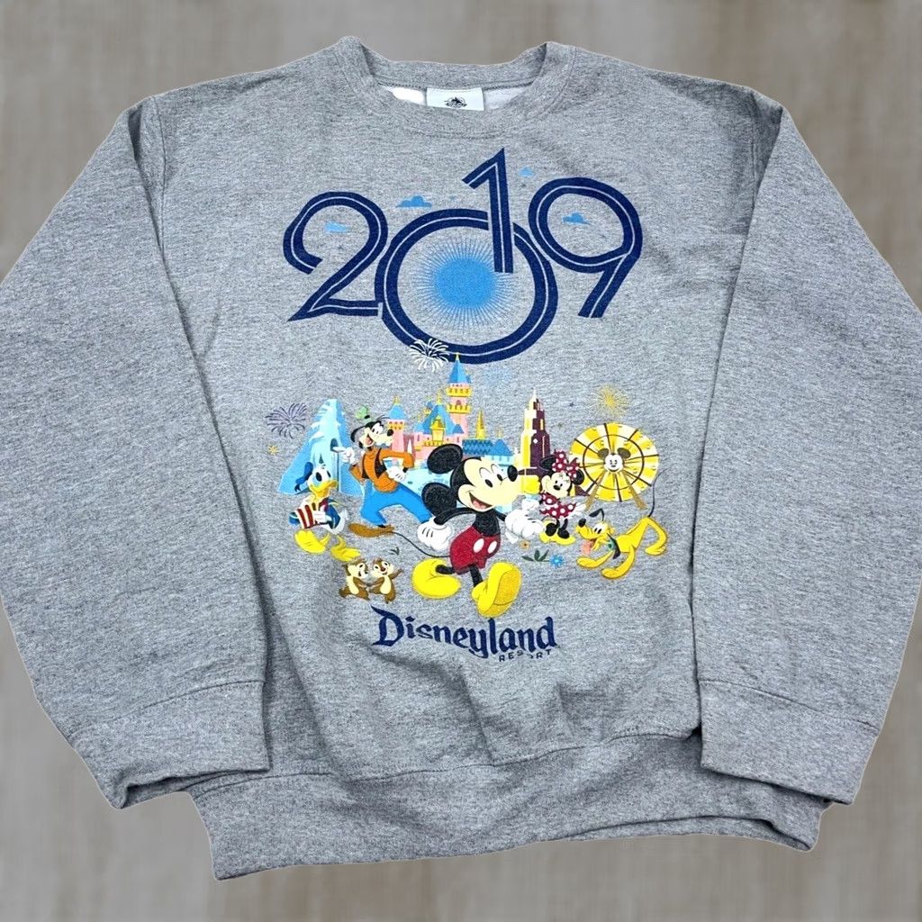 Disney Disney Sweatshirt Men Small Gray Crew Neck Sweater Mickey Mouse Parks Land 90s Size US S / EU 44-46 / 1 - 1 Thumbnail