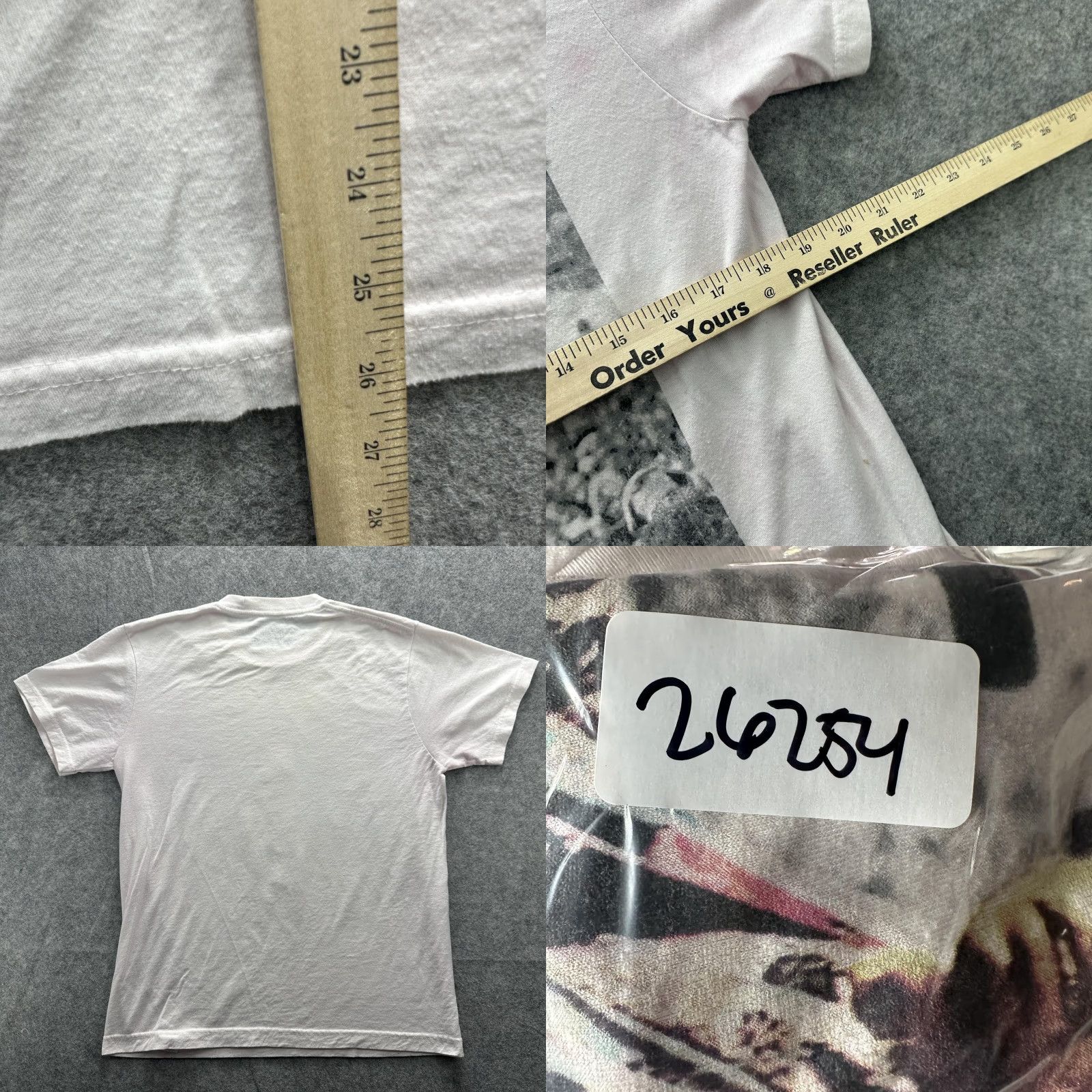 Old Navy Jimi Hendrix Shirt Mens Small White 1969 Newport Pop Festival Graphic Band Tee Size US S / EU 44-46 / 1 - 9 Thumbnail
