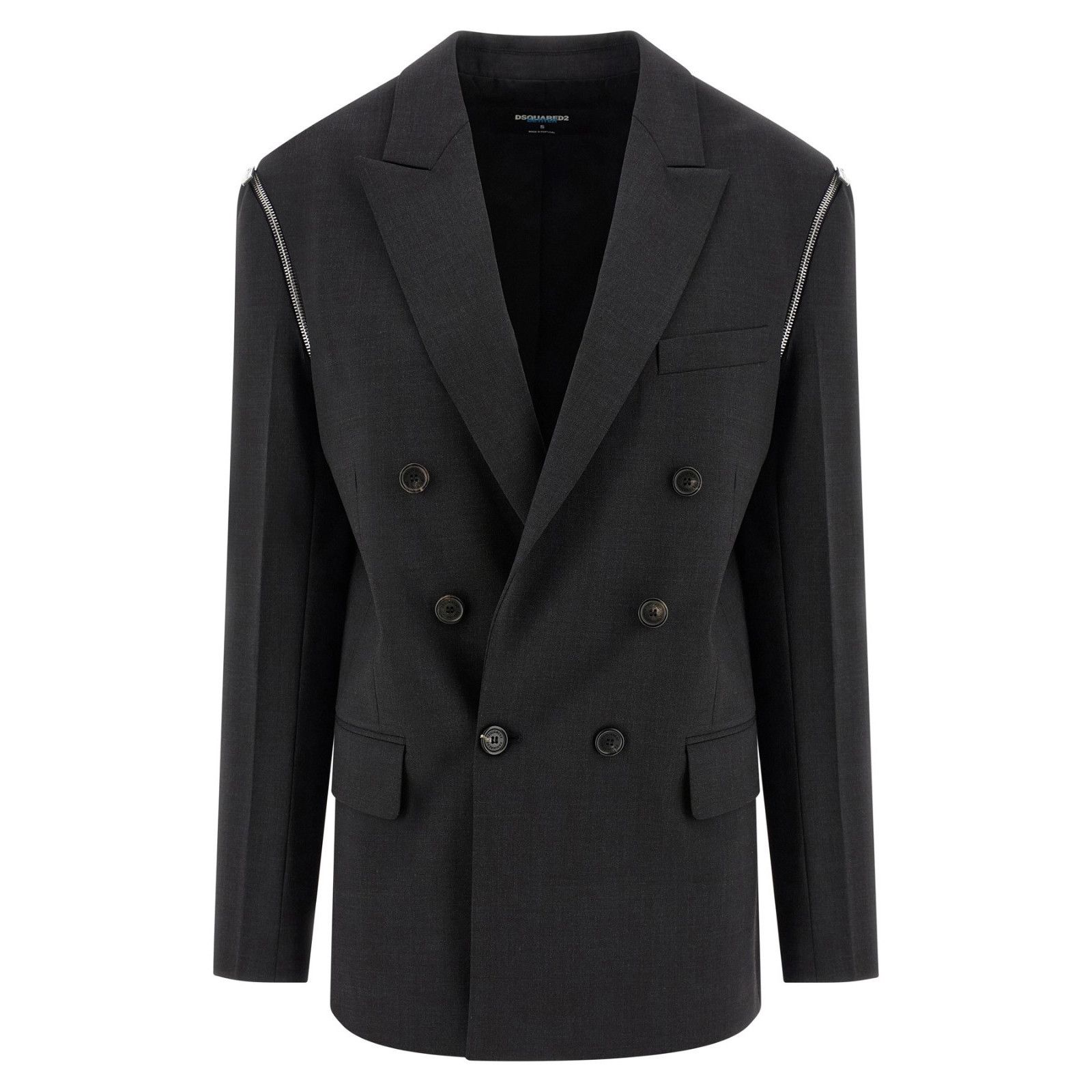 DSQUARED2 Gray Blazer Jacket New & Authentic (Women's size:4