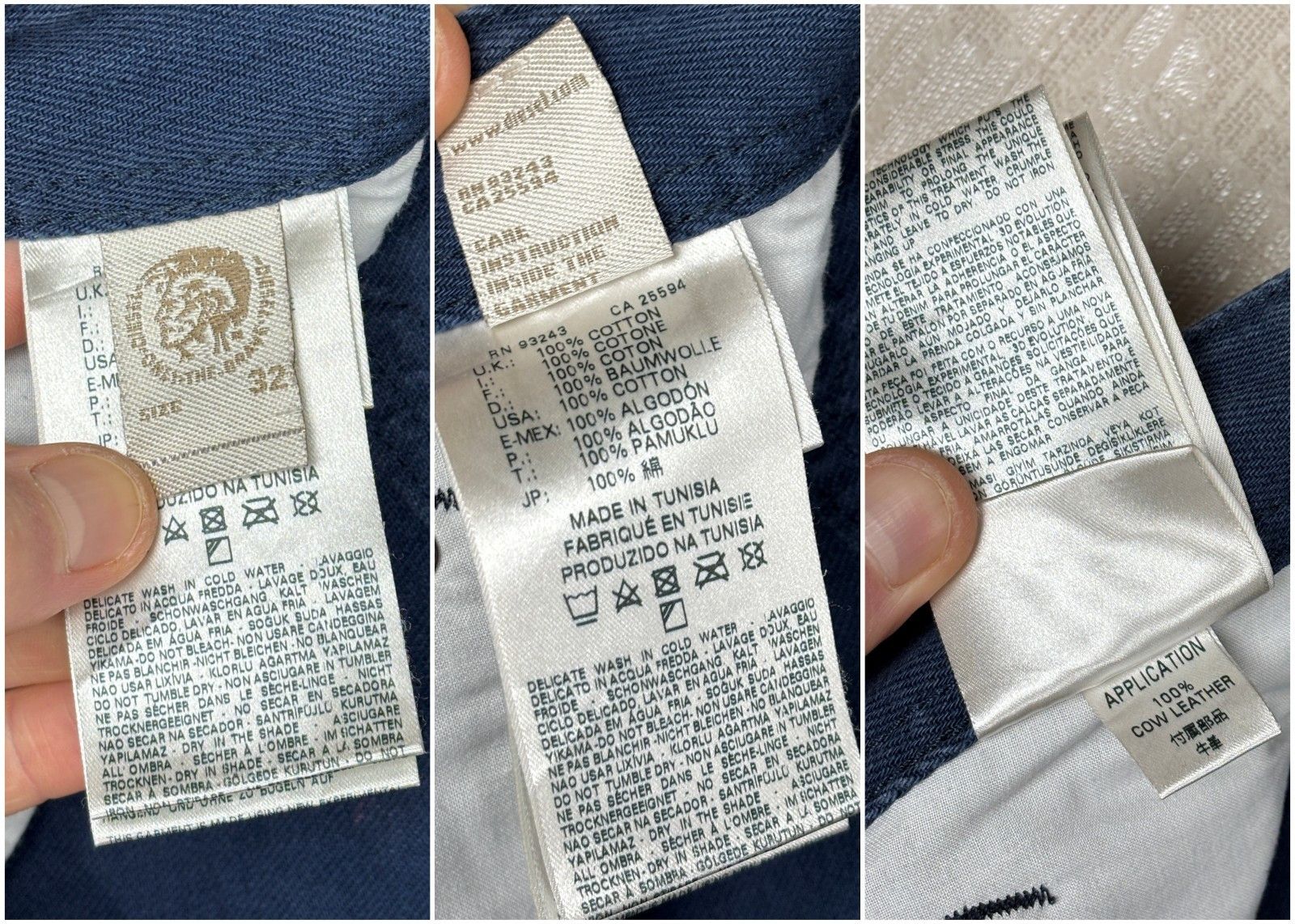 Diesel Diesel Darron Regular Slim Tapered Jeans Wash 008QU Size US 32 / EU 48 - 14 Thumbnail
