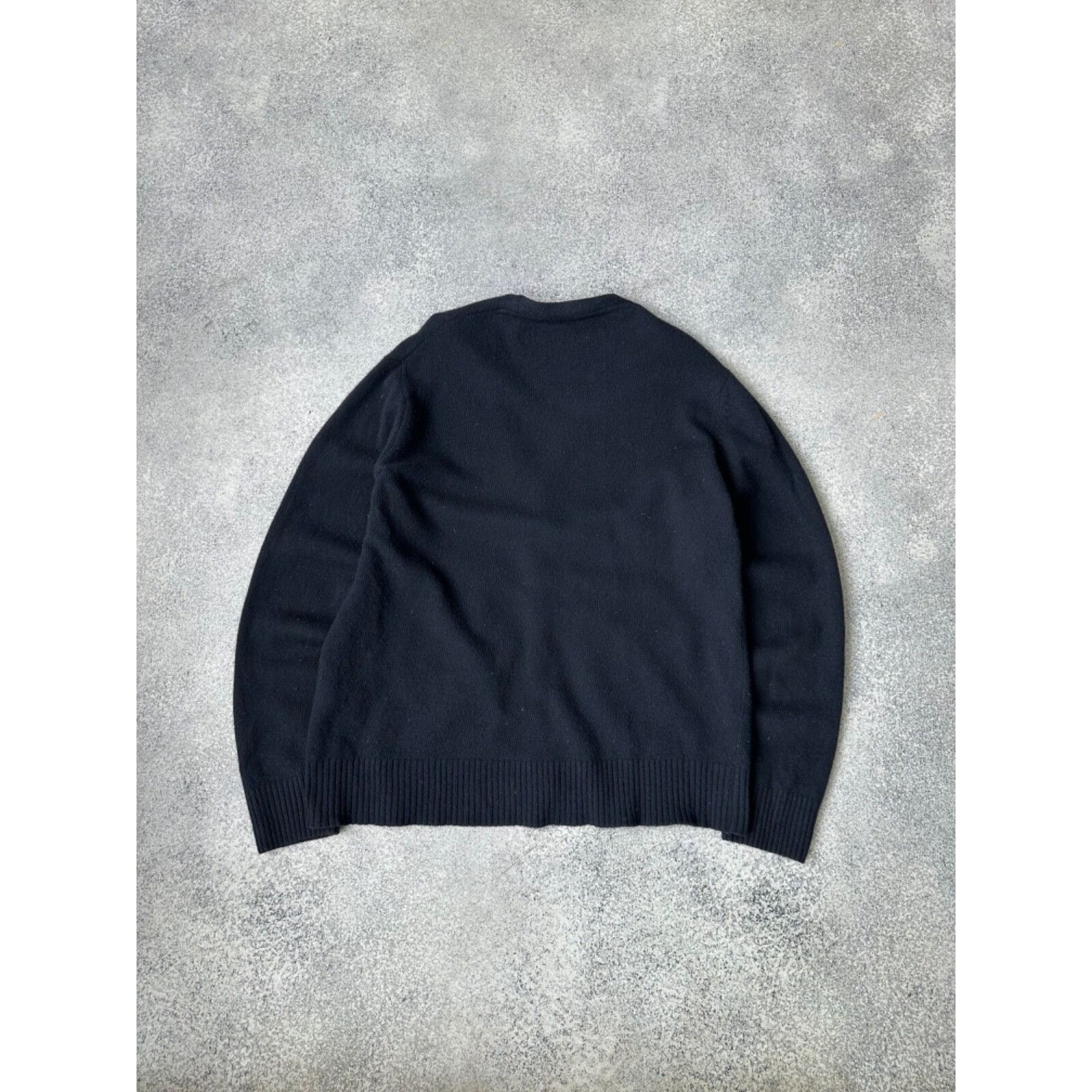 Vintage VTG DOT Loreak Navy Wool Cardigan Sweater Size US XL / EU 56 / 4 - 8 Thumbnail