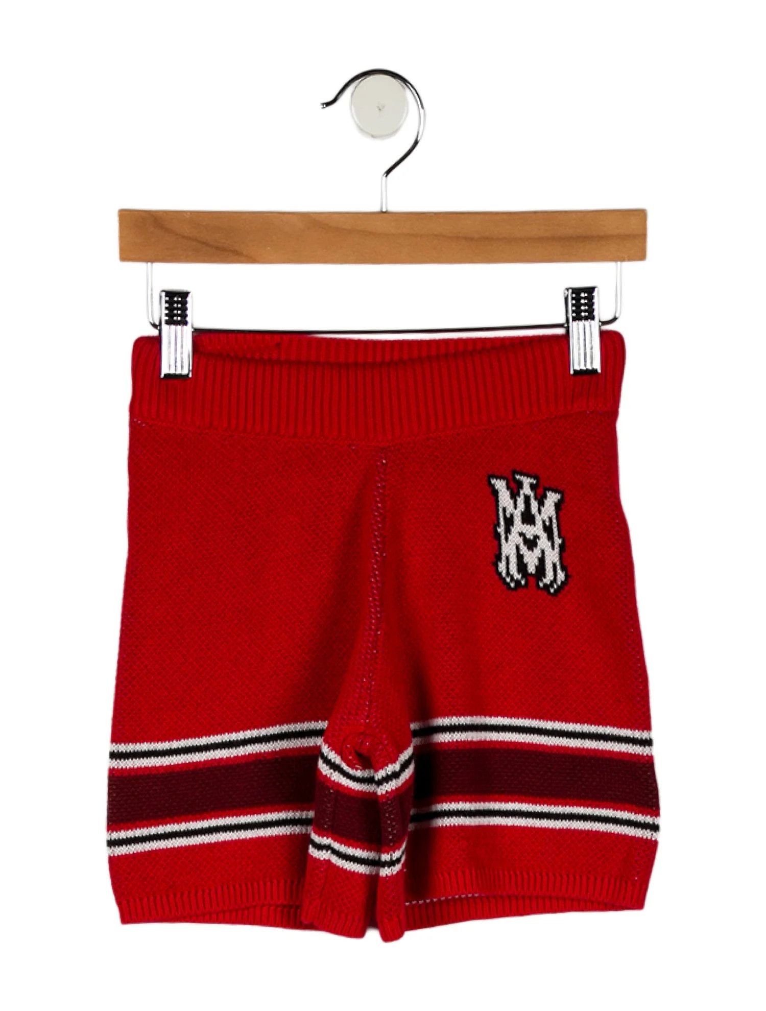 Amiri o1orln1025 KIDS Size: 6 / MA Stripe Shorts in Red Size US 26 / EU 42 - 1 Thumbnail