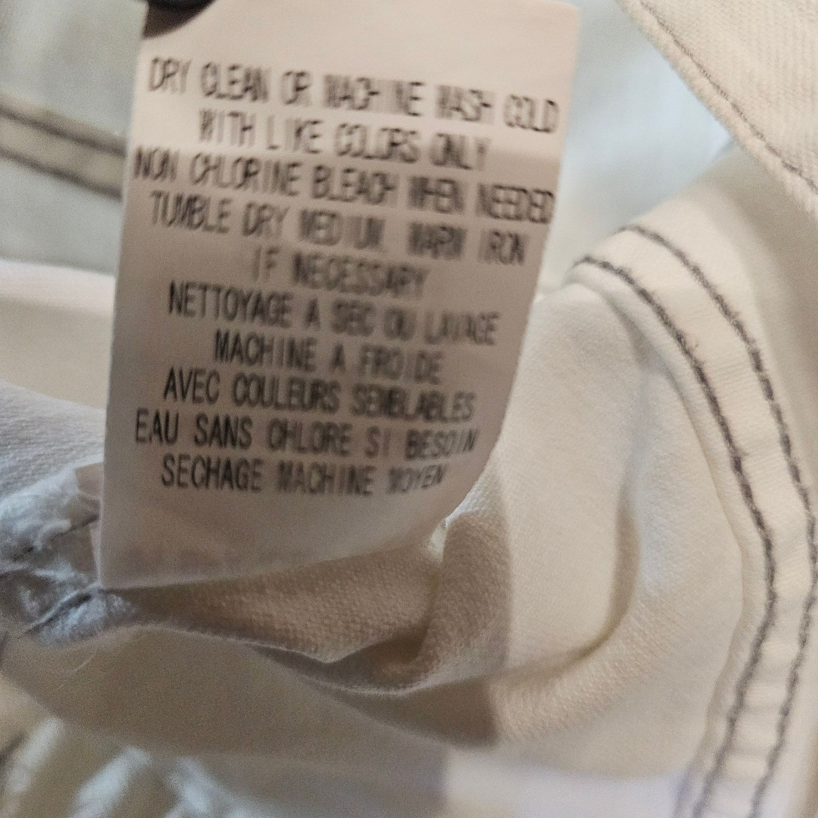 Theory Theory White Best Friend trucker Denim Jacket L Japan 3614 Size L / US 10 / IT 46 - 5 Thumbnail