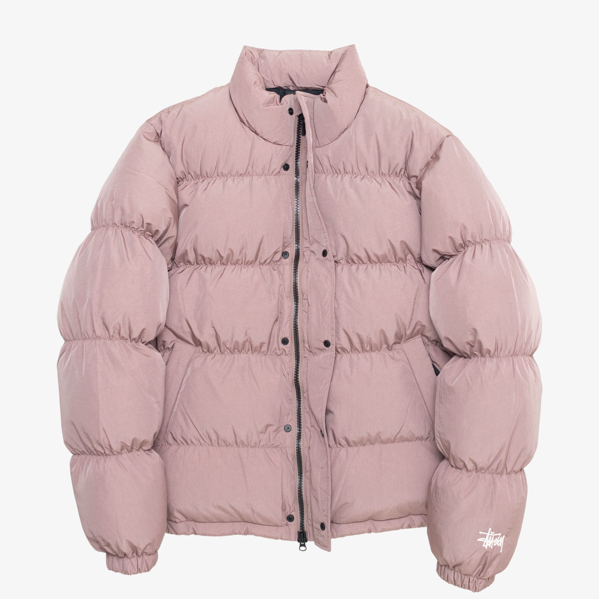 Stussy *FINAL DROP* Maroon Ripstop Down Puffer | Grailed