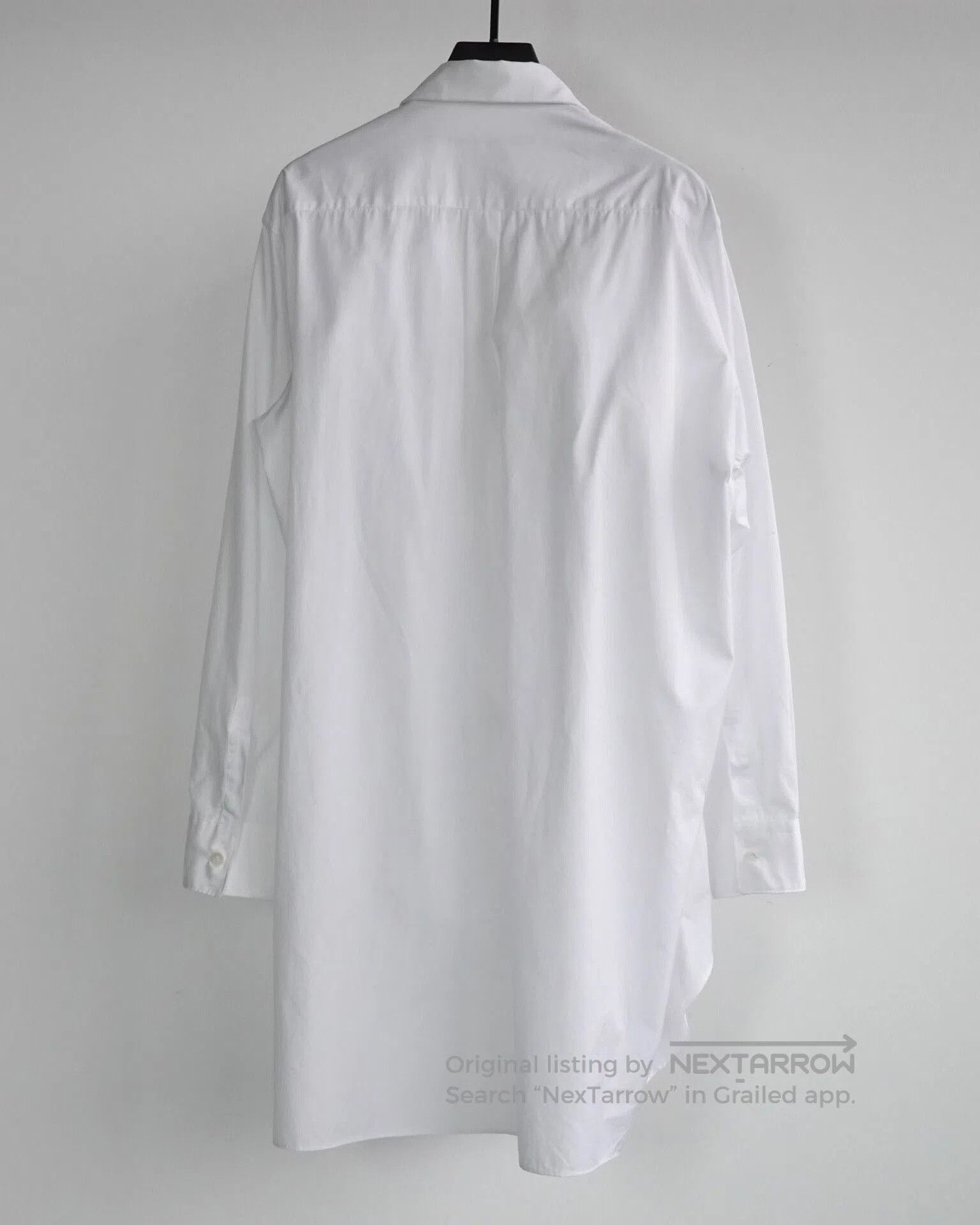CDG by Comme des Garcons Comme des Garçons Asymmetrical White Shirt. Size US L / EU 52-54 / 3 - 7 Thumbnail