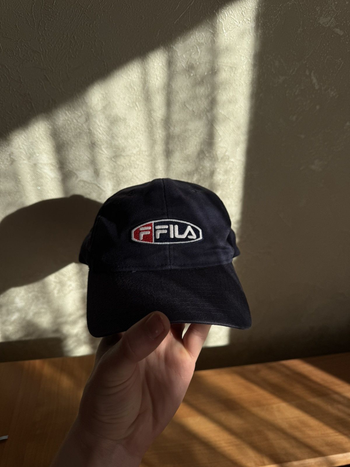 Fila Vintage Fila Oval Logo Embroidered Cap – Navy Blue Size ONE SIZE - 6 Thumbnail