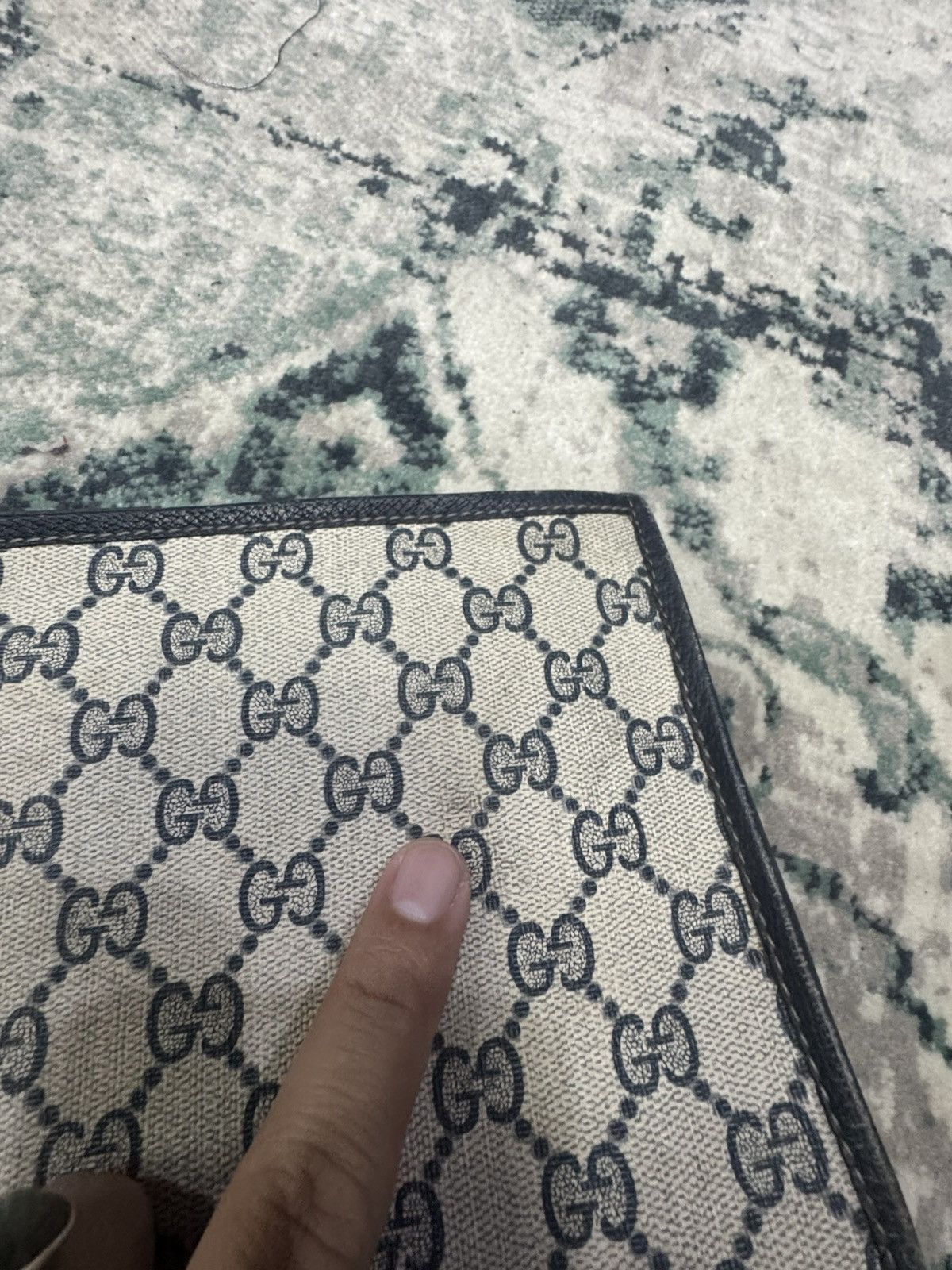 Gucci VINTAGE GUCCI FULL MONOGRAM CLUTCH BAG Size ONE SIZE - 11 Thumbnail