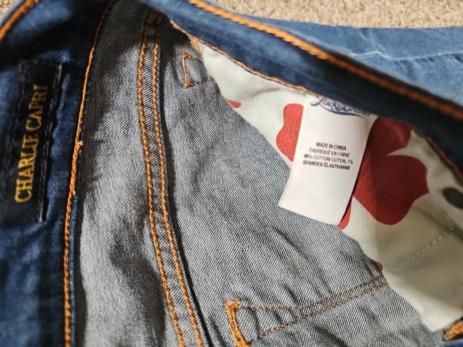 Lucky Brand Lucky Brand 10/30 Charlie Capri Jeans Size 32" / US 10 / IT 46 - 3 Thumbnail