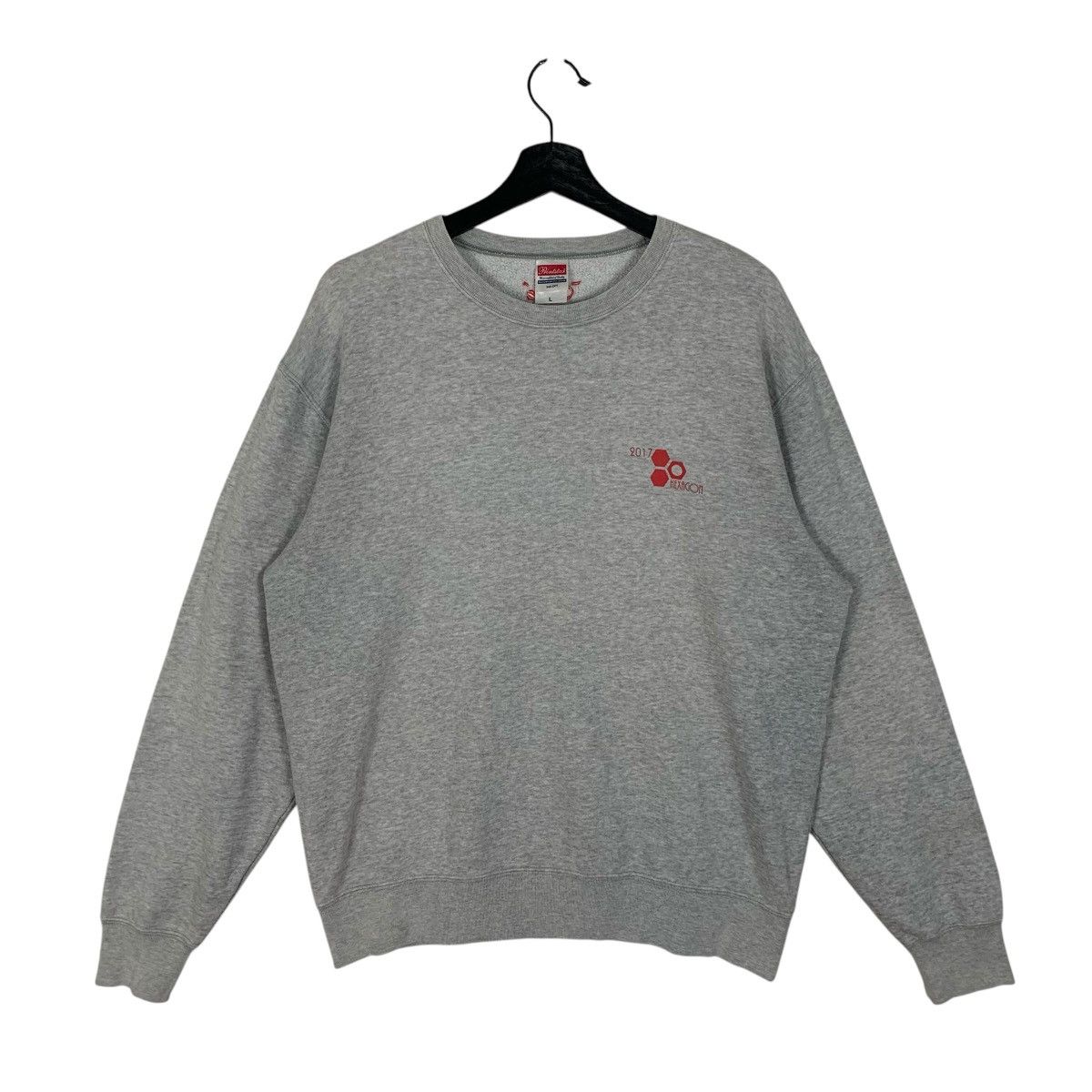 Japanese Brand Printstar 2017 Hexagon StreetWear JapaneseBrand Sweatshirt Size US L / EU 52-54 / 3 - 1 Thumbnail