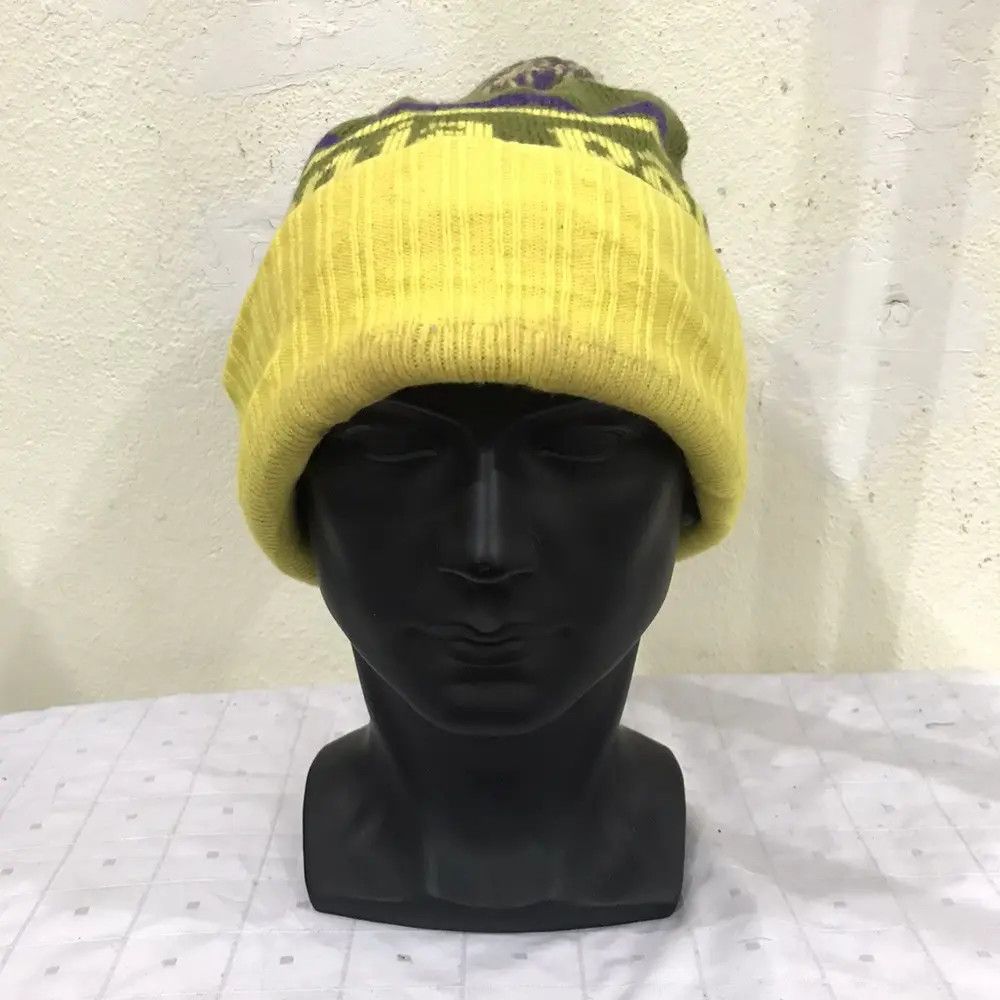 Patagonia × Vintage Patagonia Spellout Bobble Beanie Hat Size ONE SIZE - 4 Thumbnail