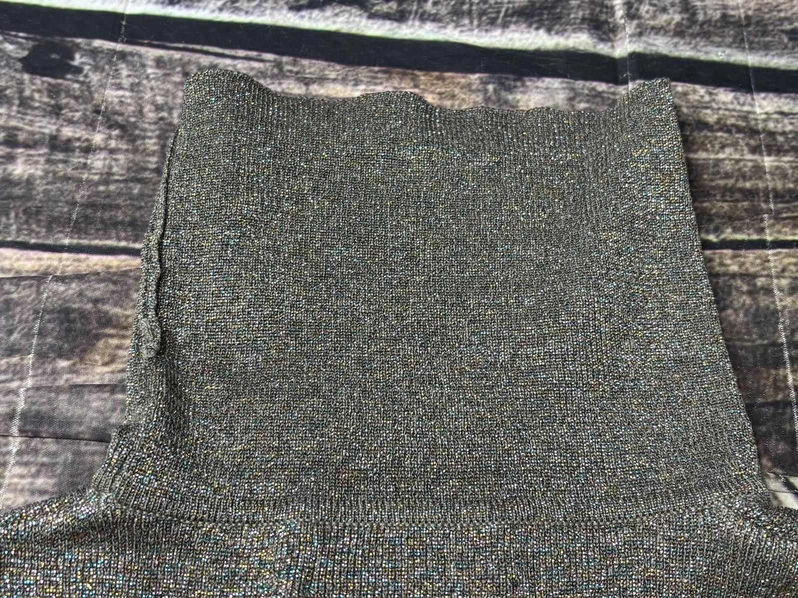 Joseph Abboud VTG Joesph A Top Women's Small Silk Confetti Metallic Size S / US 4 / IT 40 - 9 Thumbnail