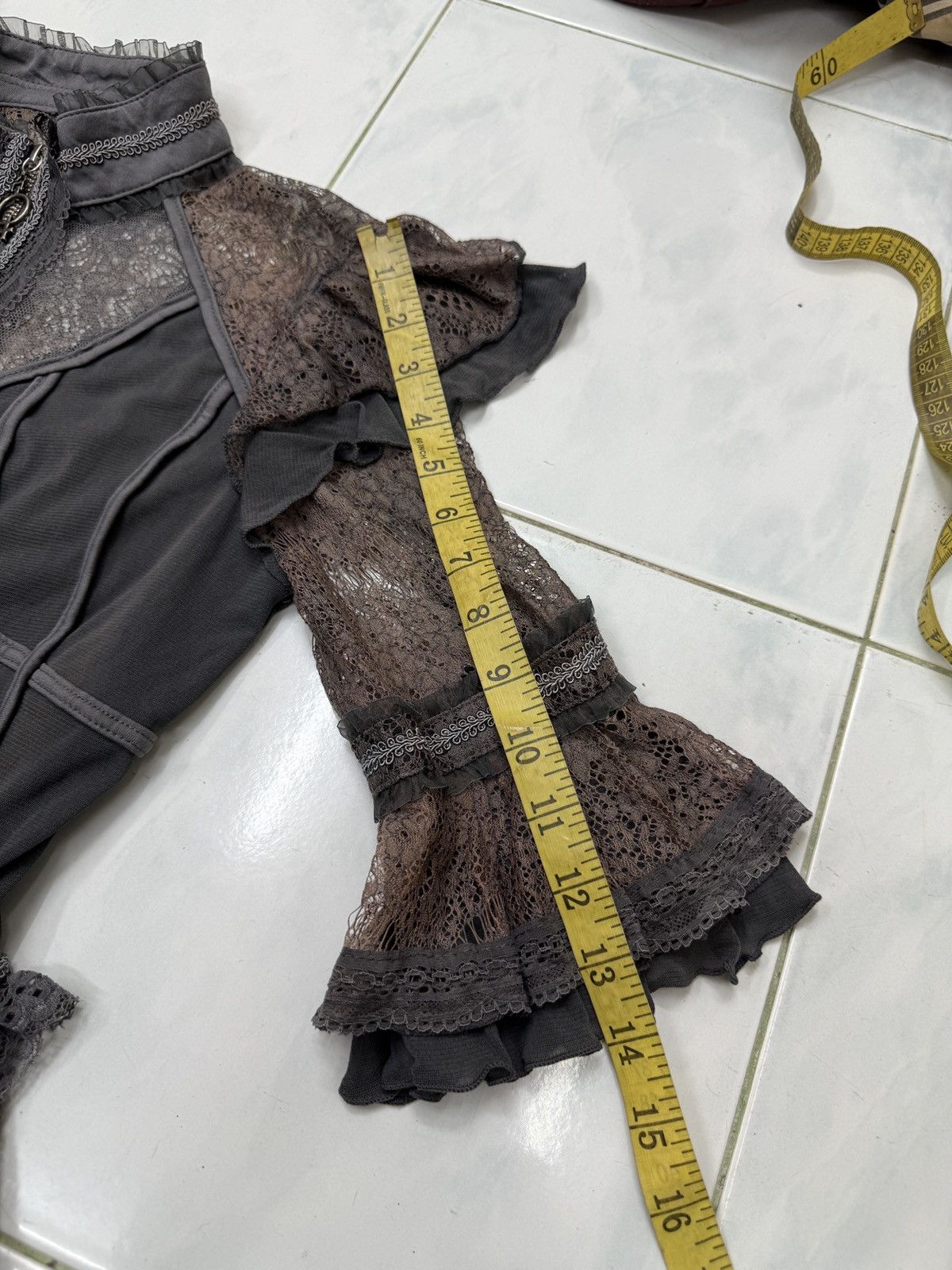 14th Addiction 🔥🔥🔥ARCHIVE ROZEN KAVALIER GOTHIC ZIP UP BLOUSE Size S / US 4 / IT 40 - 13 Thumbnail