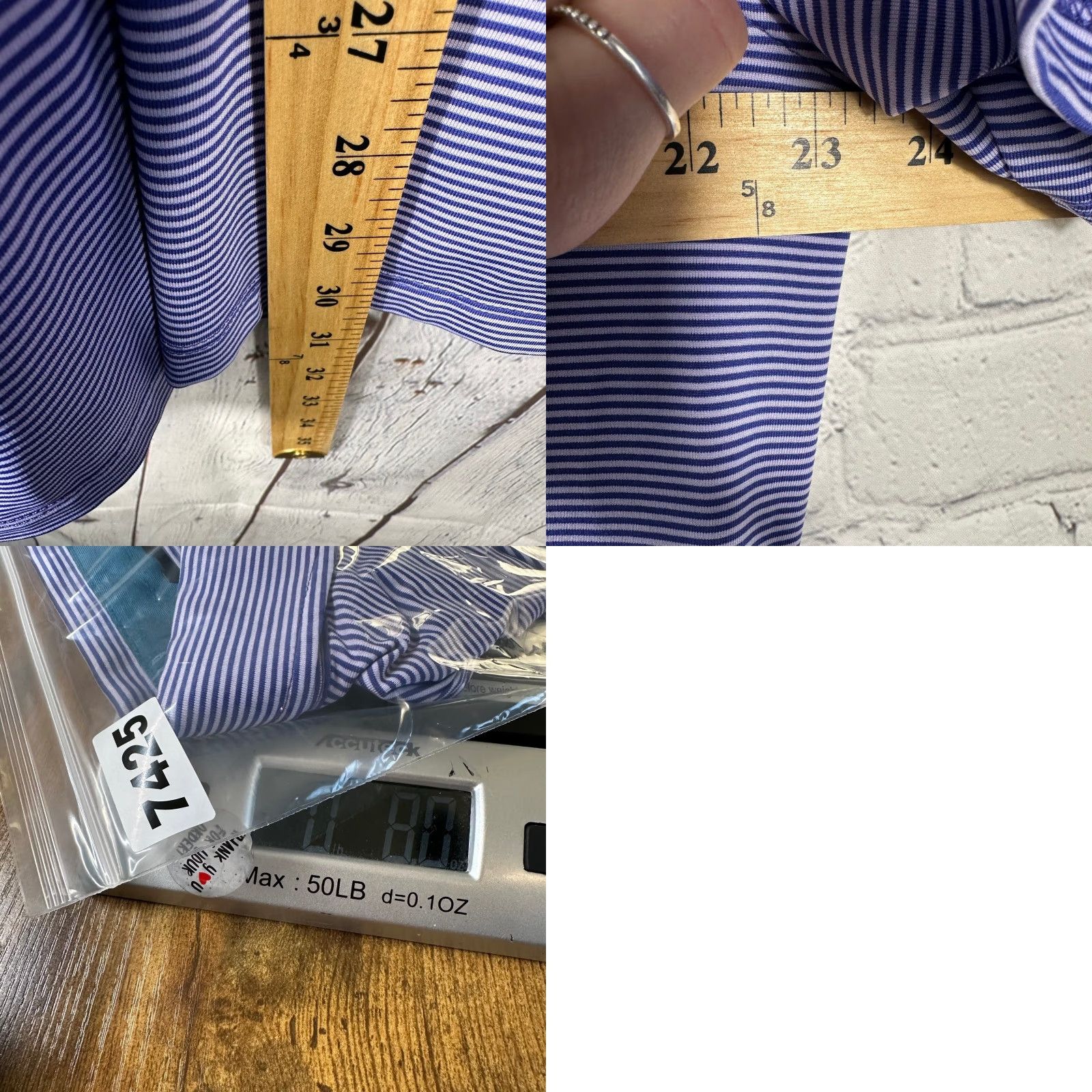 Vintage Greyson Polo Shirt Short Sleeve Purple White Striped Golf Size L Mens Size US L / EU 52-54 / 3 - 8 Thumbnail