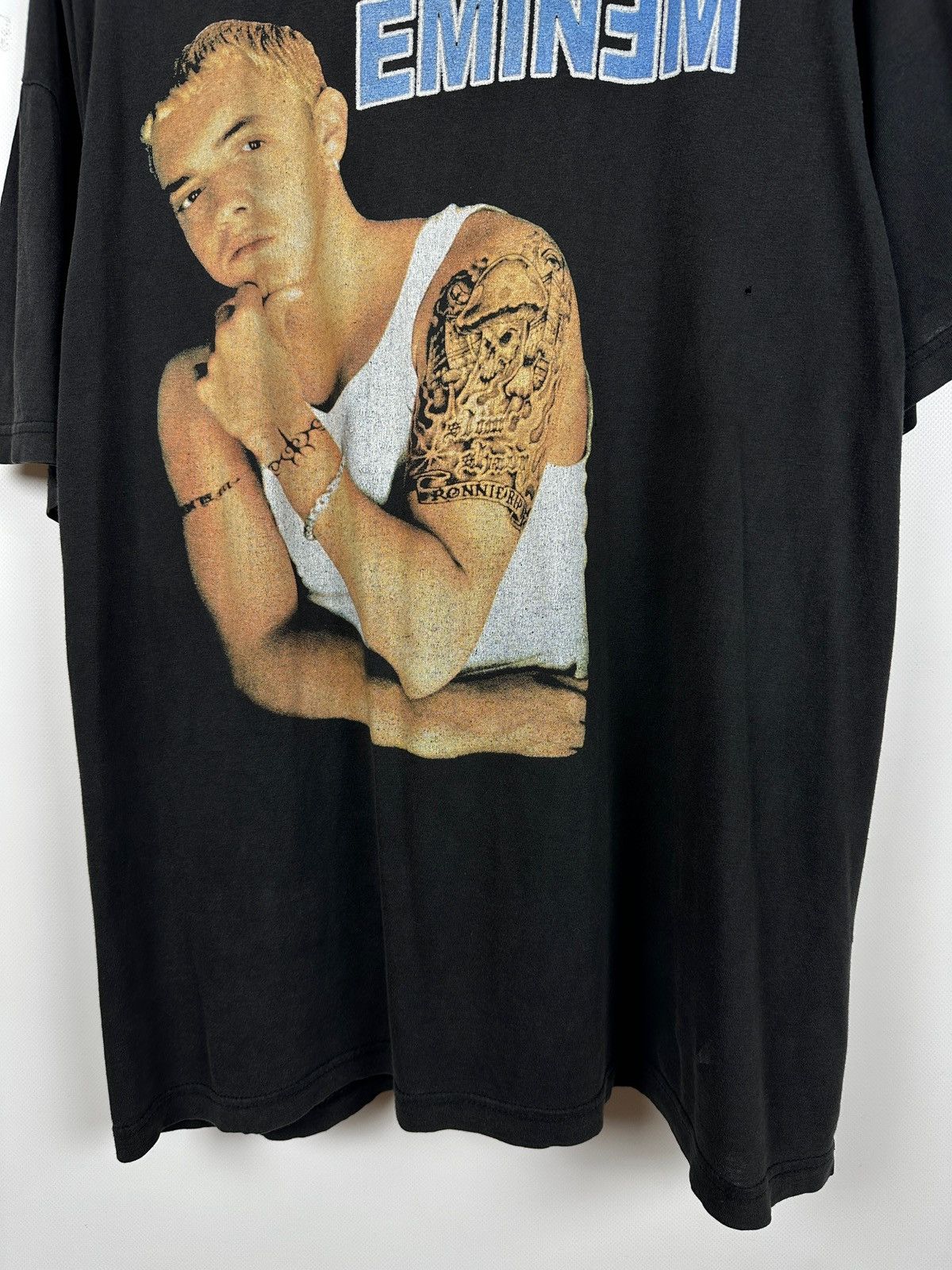 Band Tees 00s Vintage Eminem Graphic Print Rap Hip Hop Band T-Shirt Size US XL / EU 56 / 4 - 7 Thumbnail