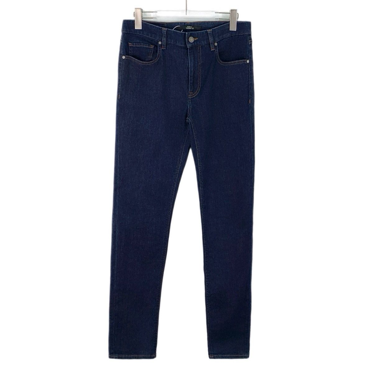Z Zegna Zegna Dark Blue Cotton Casual Denim Pants K26WX Size 31" - 1 Thumbnail