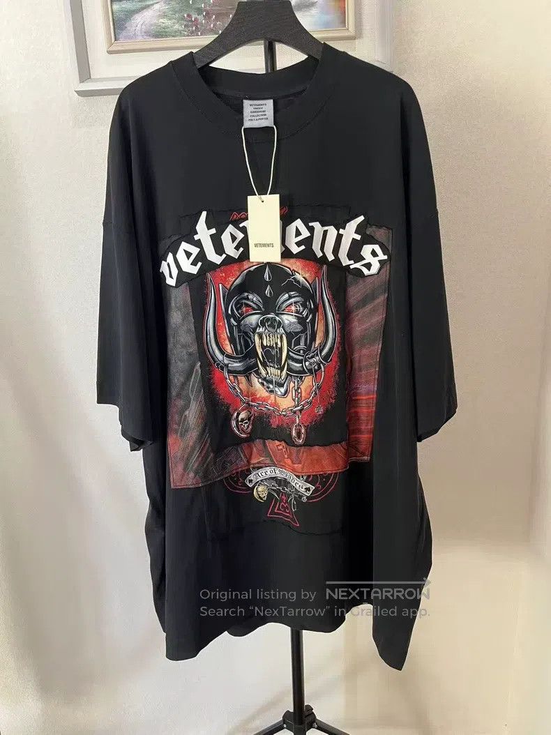 Vetements Vetements Metallic Pattern Short Sleeve T-Shirt Size US M / EU 48-50 / 2 - 1 Thumbnail