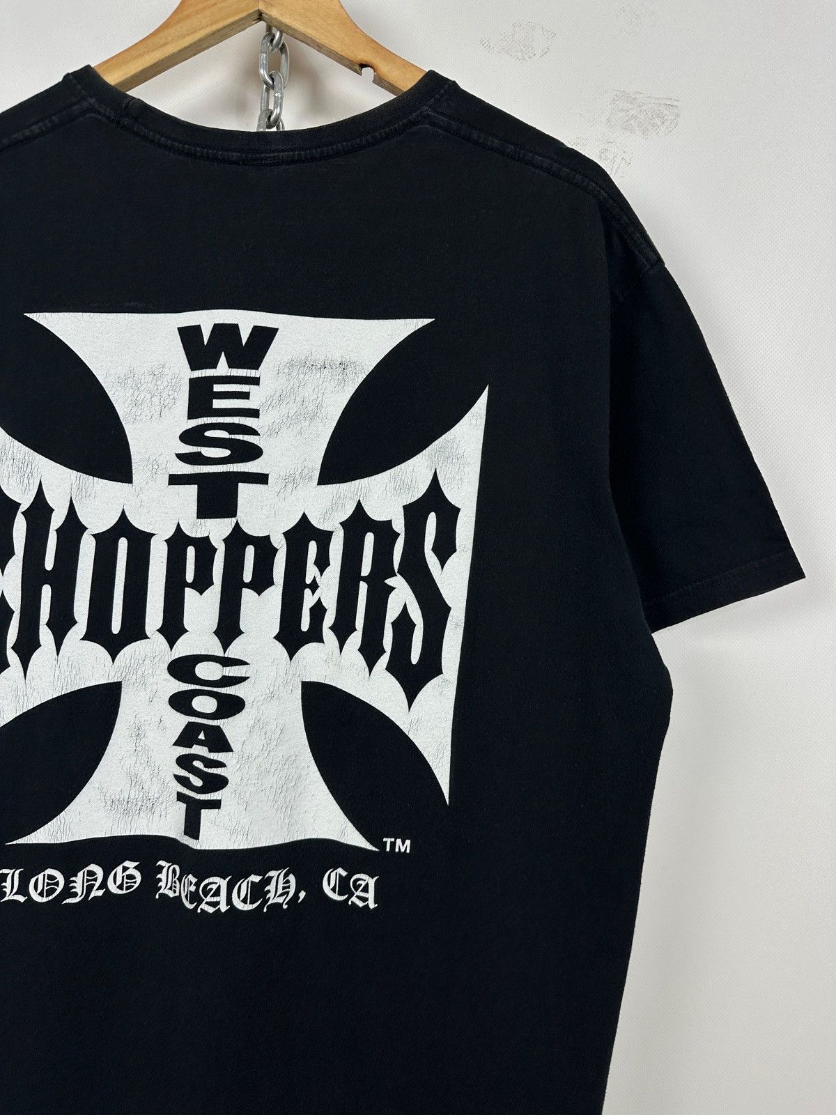 West Coast Choppers Vintage West Coast Choppers Faded Black T-Shirt Paul Walker Size US XL / EU 56 / 4 - 9 Thumbnail