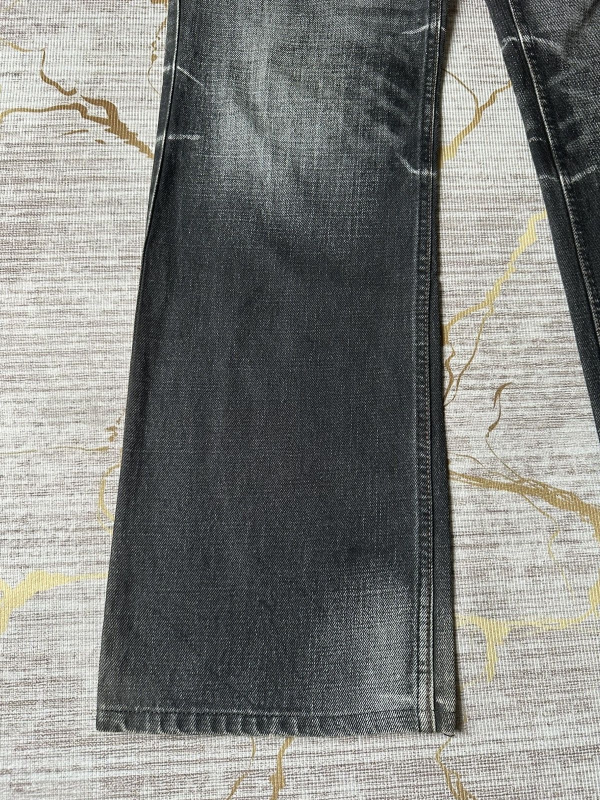 Japanese Brand FLARE Nicole Club For Men NCFM Claw Marks Design Denim Size US 34 / EU 50 - 6 Thumbnail