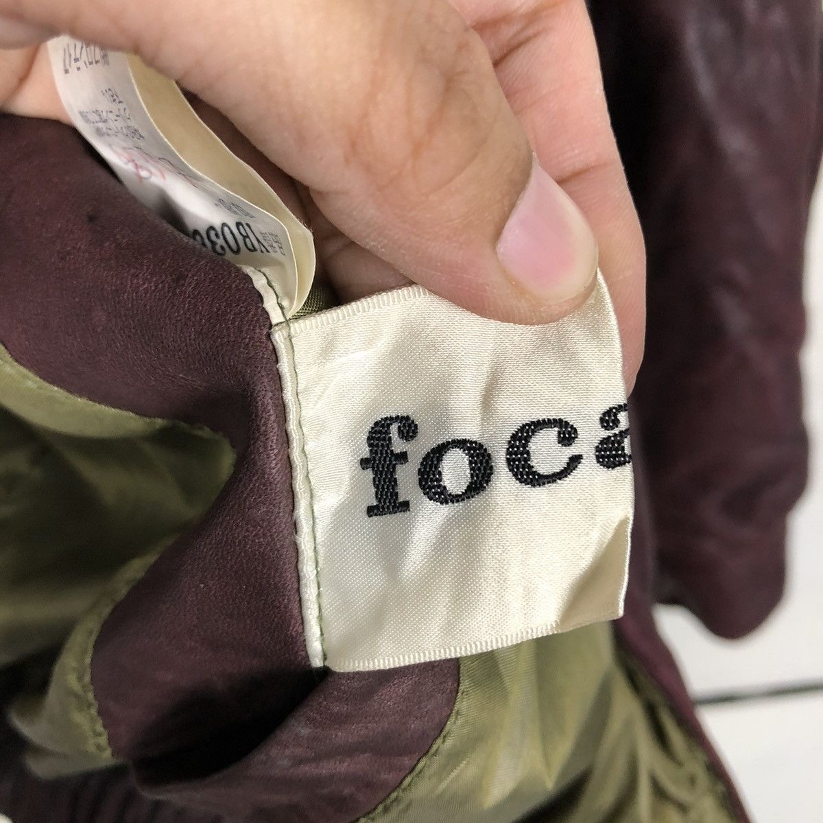 Japanese Brand 🔥VINTAGE BIKER LEATHER JACKET REVERSIBLE FOCARDI ITALY Size US M / EU 48-50 / 2 - 23 Thumbnail