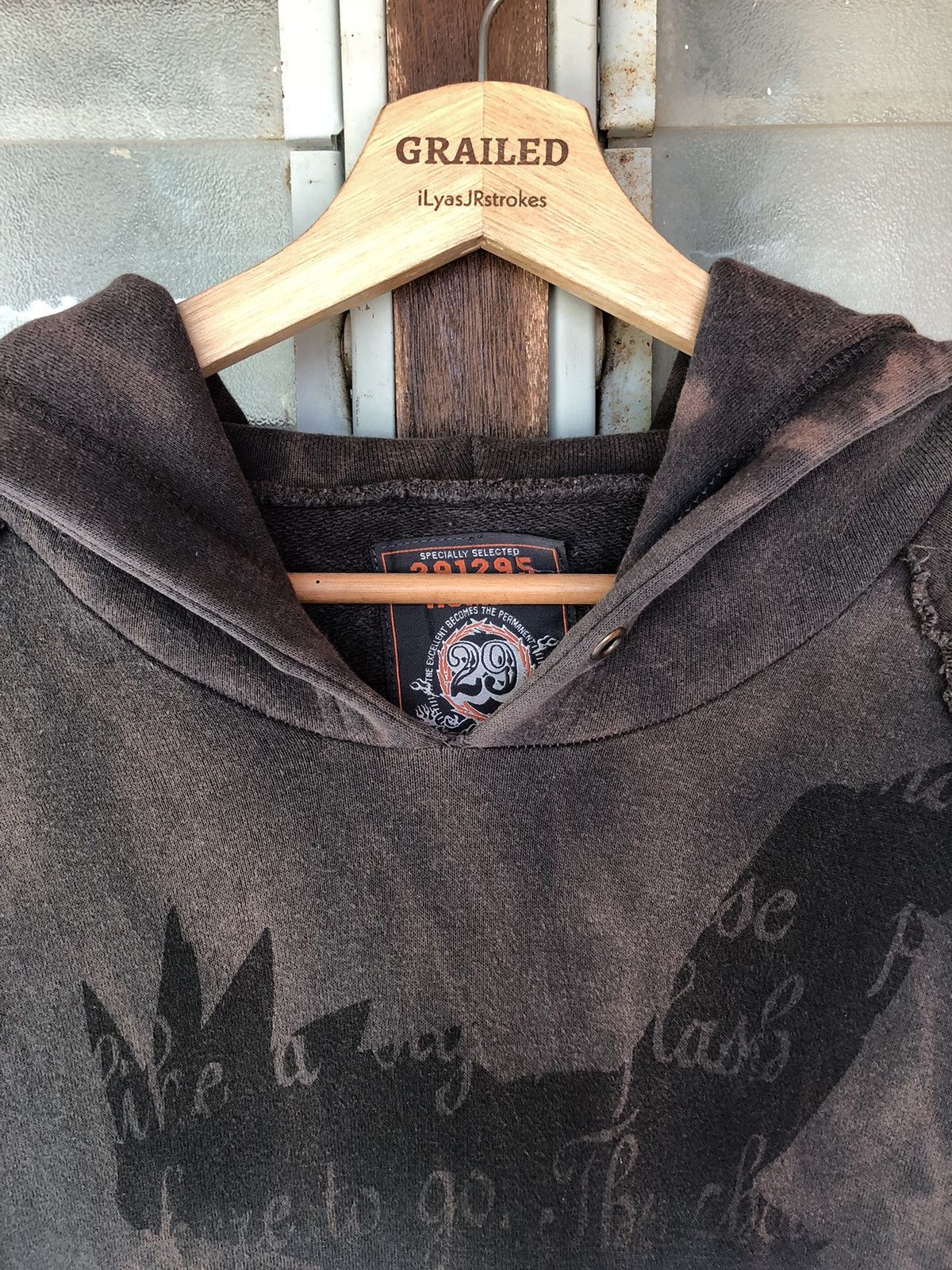 Japanese Brand Vintage 291295 Homme Punk Design Hoodie Size US L / EU 52-54 / 3 - 16 Thumbnail