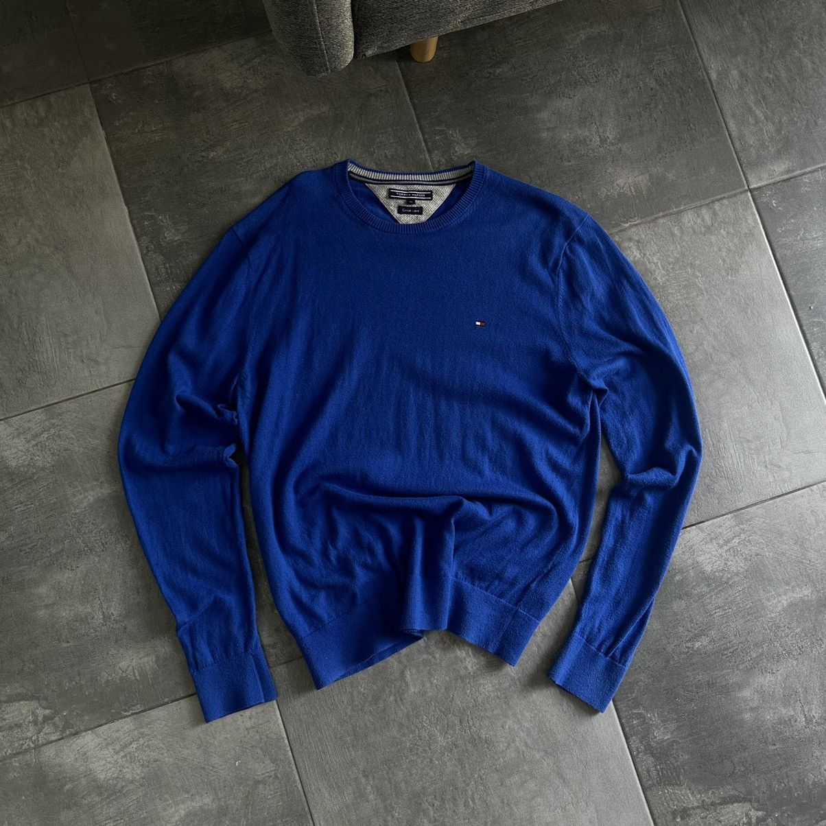 Tommy Hilfiger × Vintage Vintage Tommy Hilfiger Knit Sweater Old Money Y2K 00s Size US XL / EU 56 / 4 - 4 Thumbnail