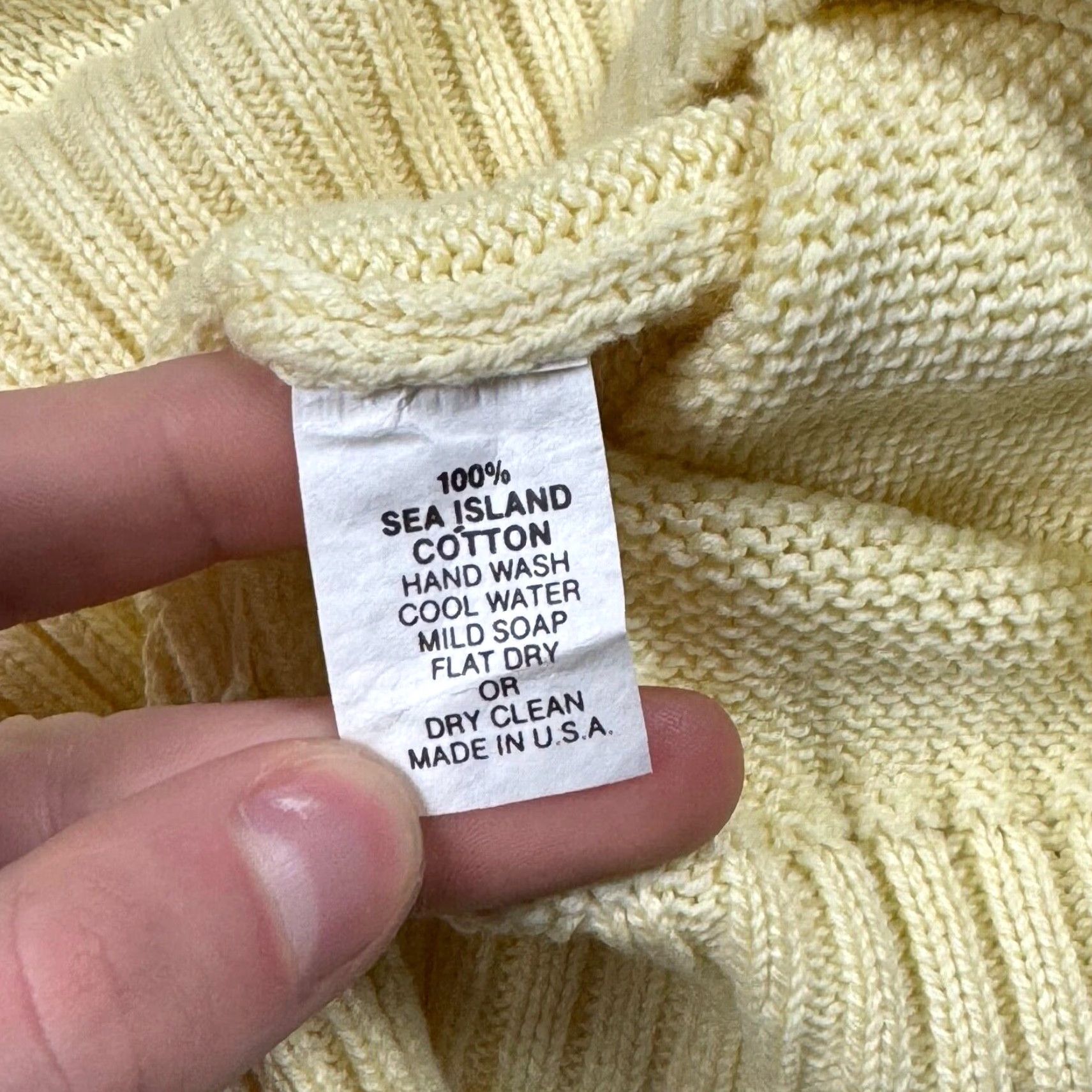 Brooks Brothers VINTAGE Brooks Brothers Knit Sweater XL Yellow Crewneck Mens 100% Cotton Solid Preppy Size US XL / EU 56 / 4 - 5 Thumbnail