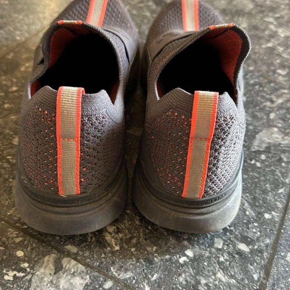 APL APL dark gray/orange accent stripe Techloom Bliss slip on s Size US 7 / IT 37 - 3 Thumbnail