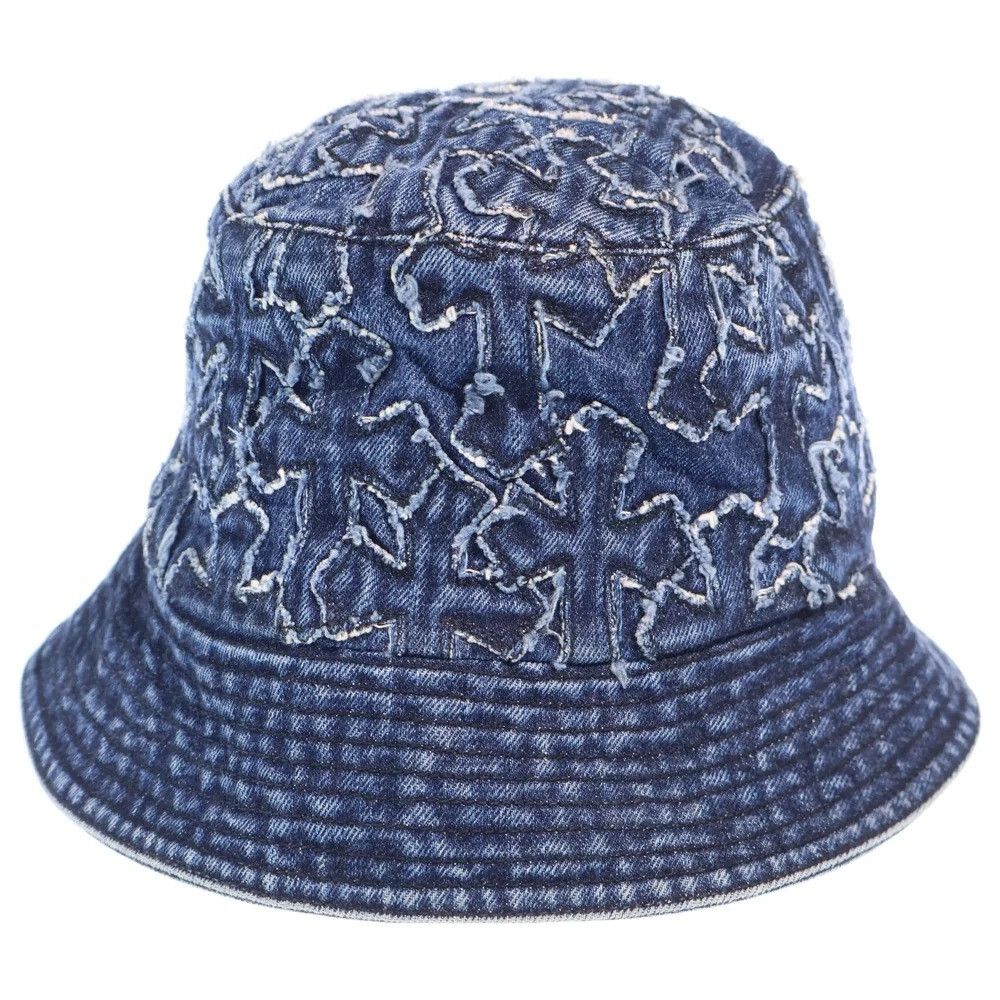 Chrome Hearts Chrome Hearts Dagger Cross Patch Denim Bucket Hat Size ONE SIZE - 2 Thumbnail