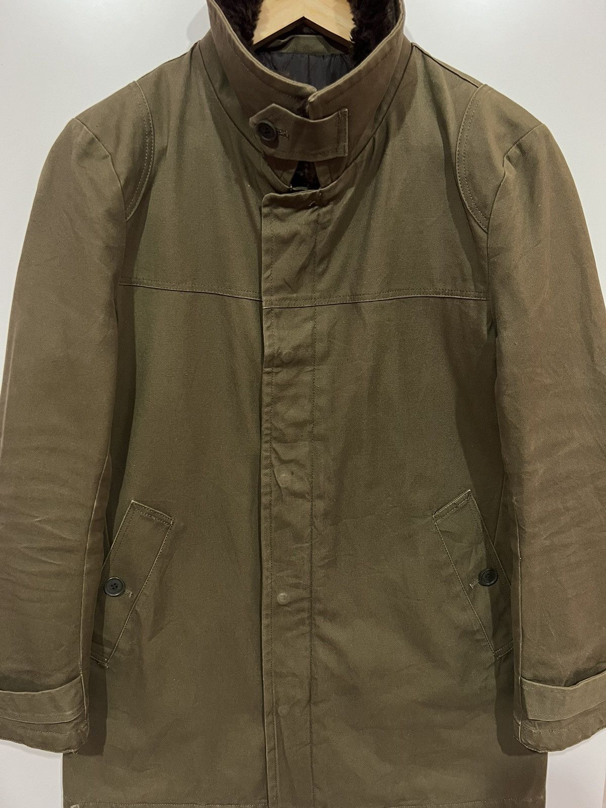 Japanese Brand 🔥 Ships Jet Blue long jacket military style Size US S / EU 44-46 / 1 - 4 Thumbnail