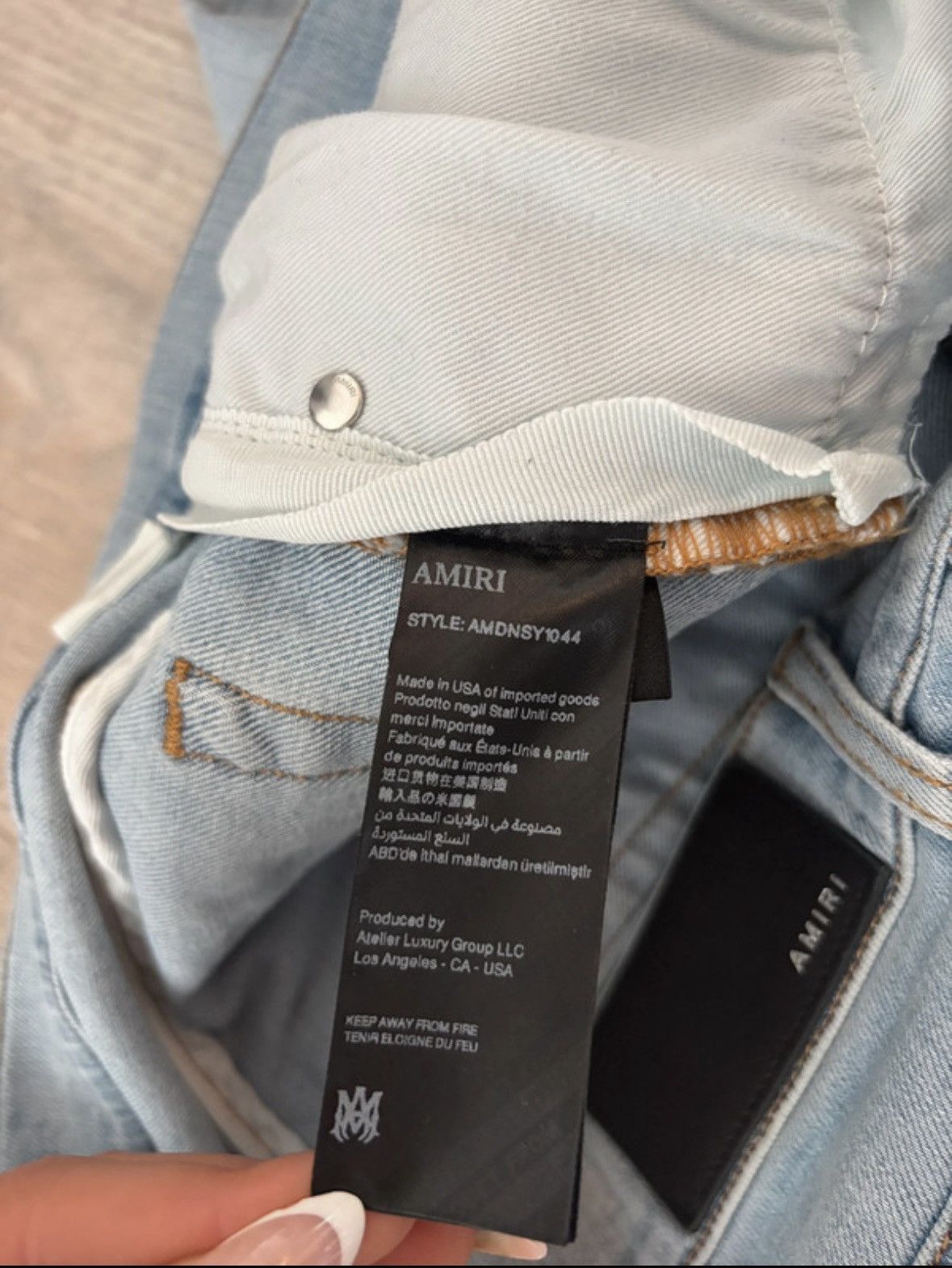 Amiri Amiri Jeans. Size US 34 / EU 50 - 6 Thumbnail